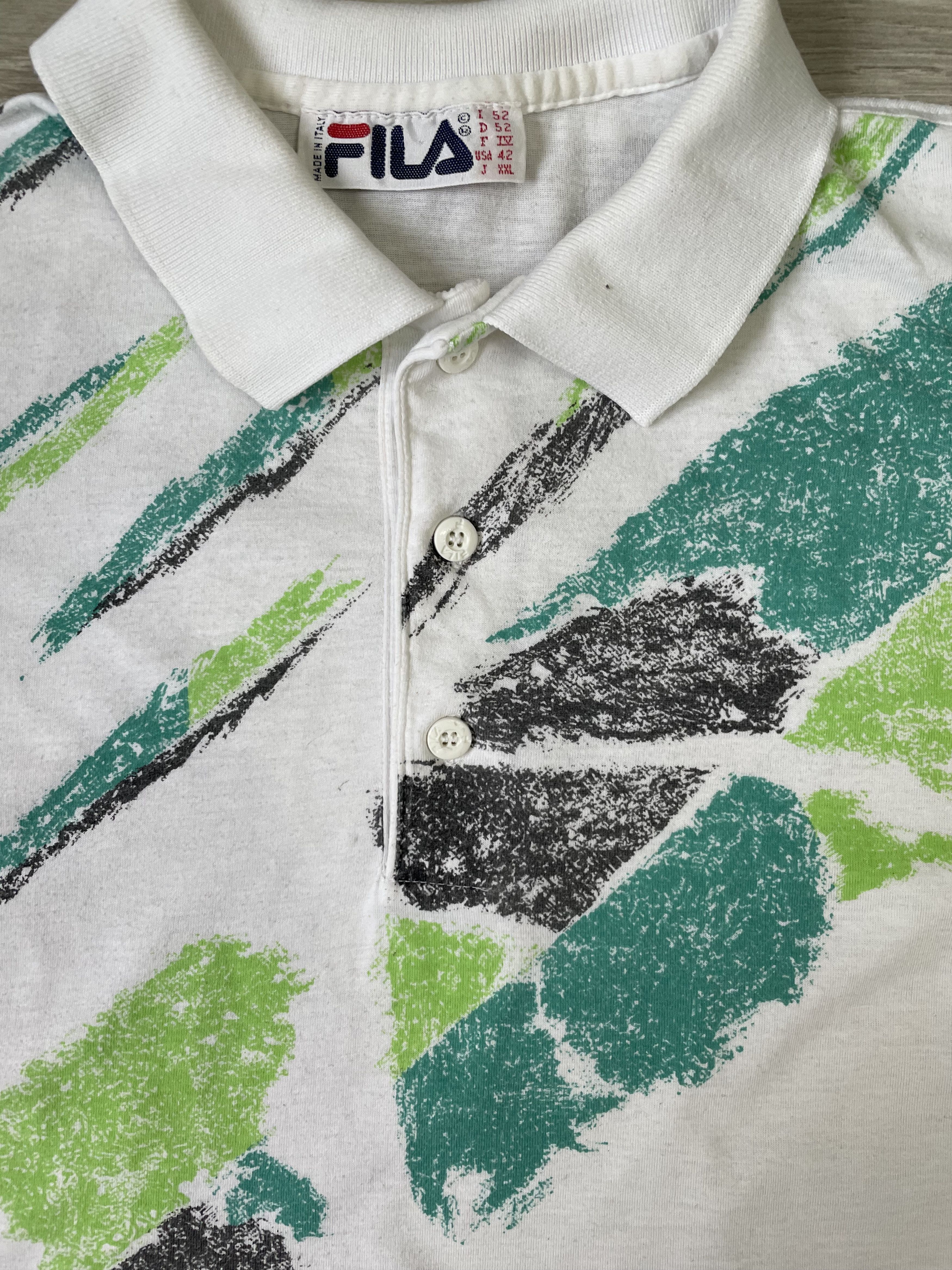 Fila × Vintage MENS POLO FILA RARE VINTAGE Size US L / EU 52-54 / 3 - 10 Thumbnail