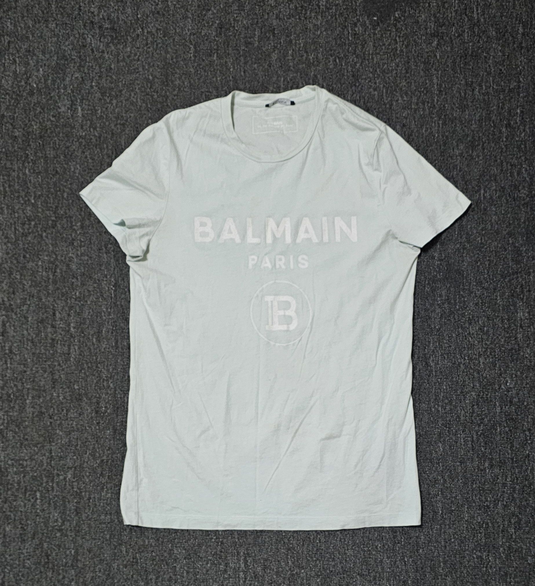 Balmain Balmain men's light blue T-shirts size M Size US M / EU 48-50 / 2 - 1 Thumbnail
