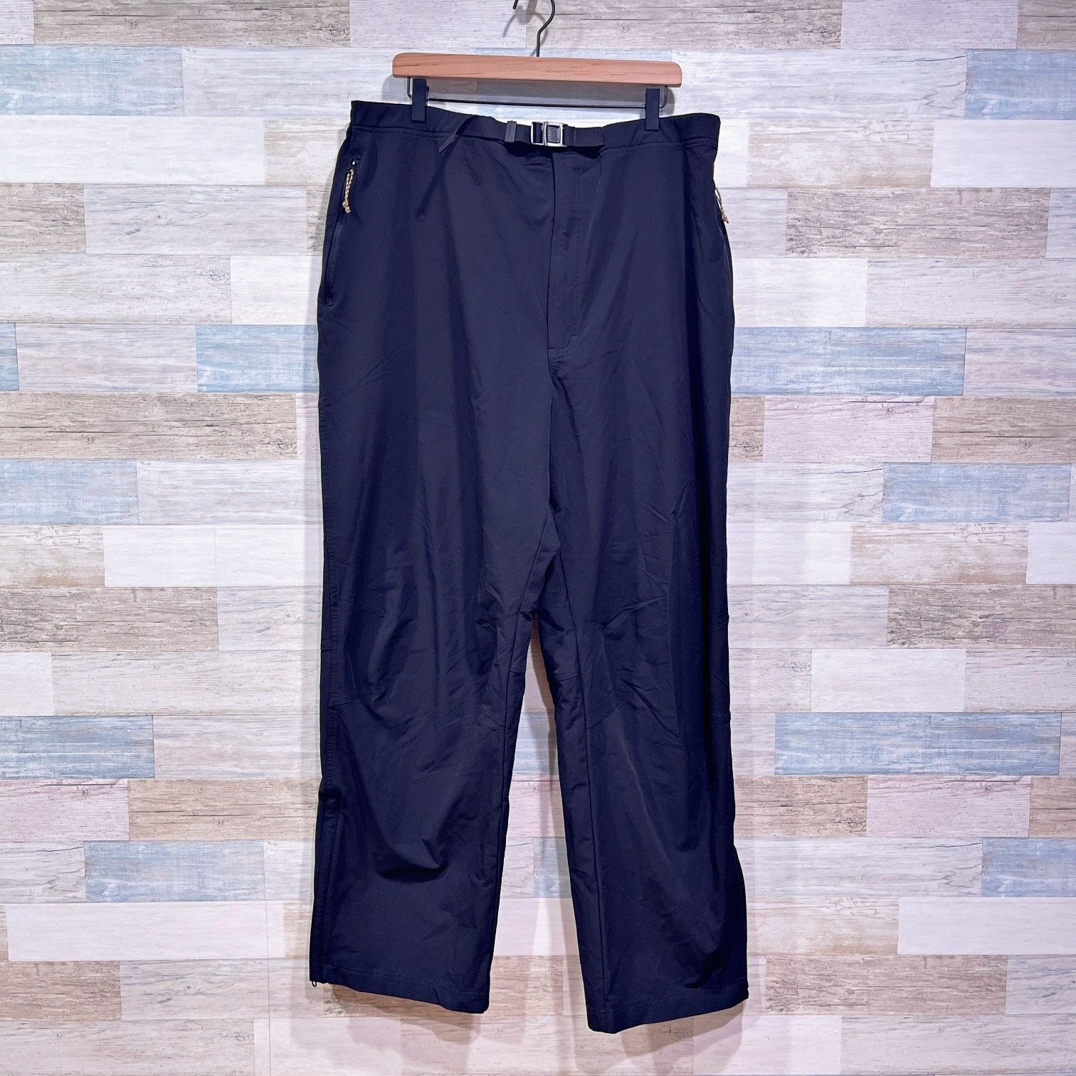 Cabelas Cabelas Nylon Belted Hiking Pants Black Lightweight 3XLT Size US 44 / EU 60 - 1 Thumbnail