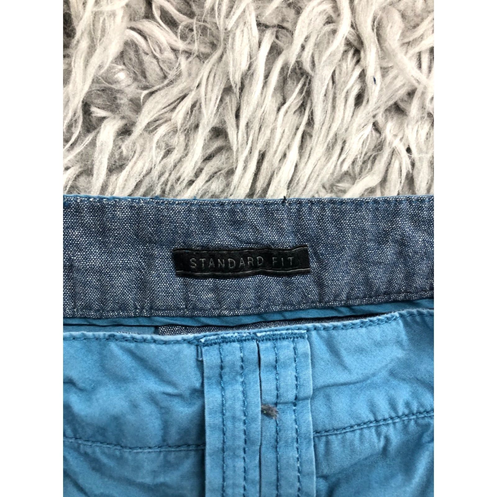 O'Neill O'Neill Mens Shorts 36 Mid Wash Blue Chino 5-Pocket Regular Rise Flat Front Belt Loops Cotton Blend Casual Size US 36 / EU 52 - 6 Thumbnail