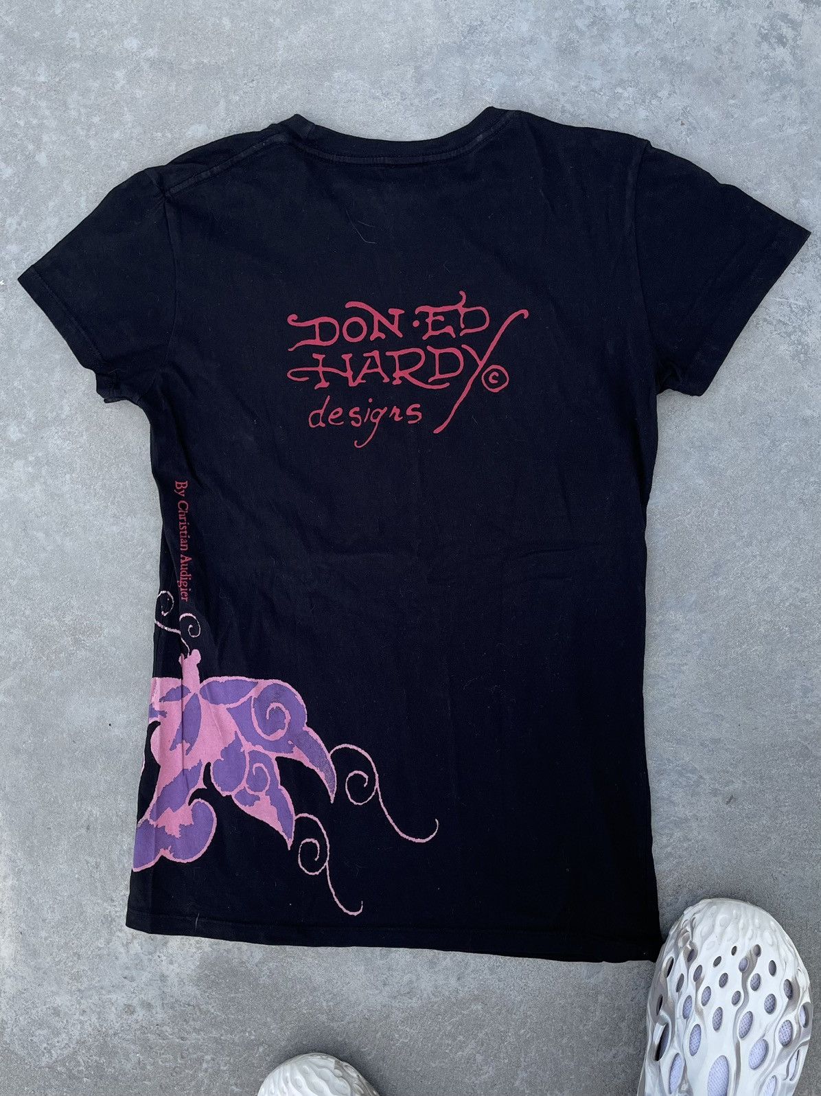 Ed Hardy ED HARDY BY CHRISTIAN AUDIGIER Y2K AVANT GARDE T-SHIRT Size S / US 4 / IT 40 - 7 Thumbnail