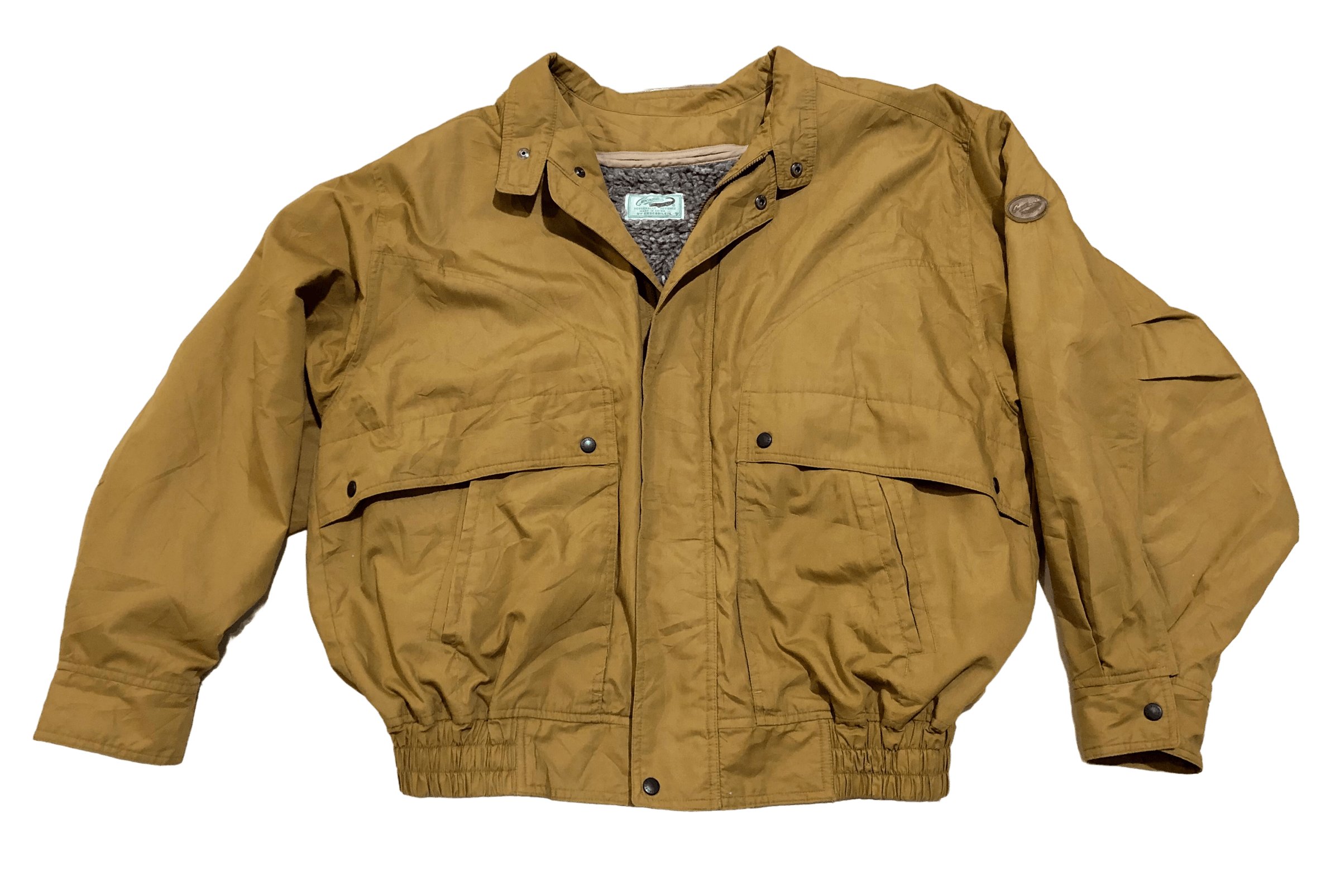 Vintage Vintage Crocodile Bomber Zipper Jacket Size US L / EU 52-54 / 3 - 6 Thumbnail