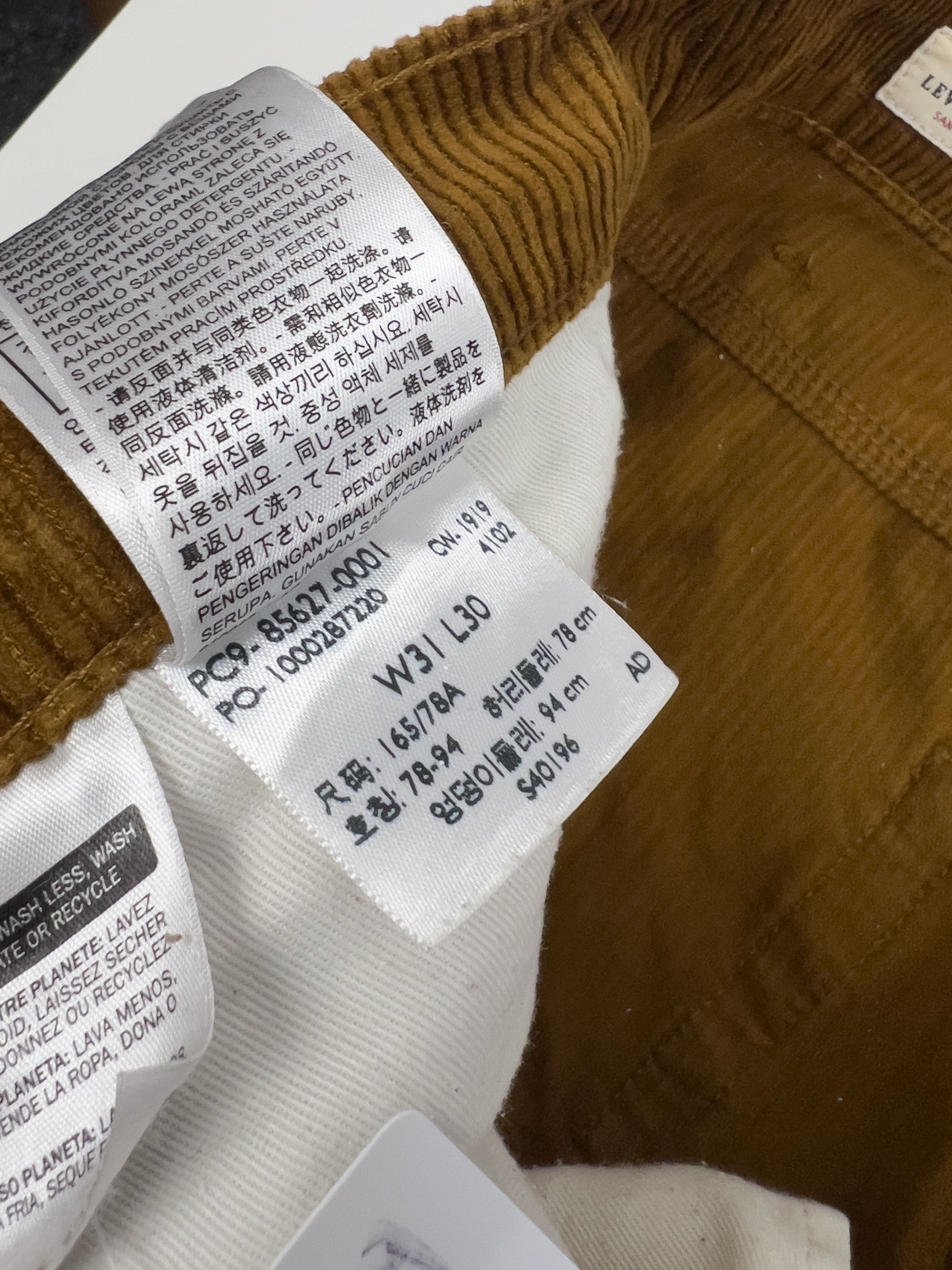 Levi's Levis Premium Corduroy Pants Size US 31 - 15 Thumbnail
