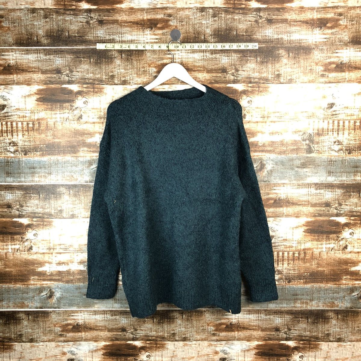 Homespun Knitwear × Uniqlo Uniqlo japan vintage Green Knitwear #A1744 Size US L / EU 52-54 / 3 - 1 Thumbnail