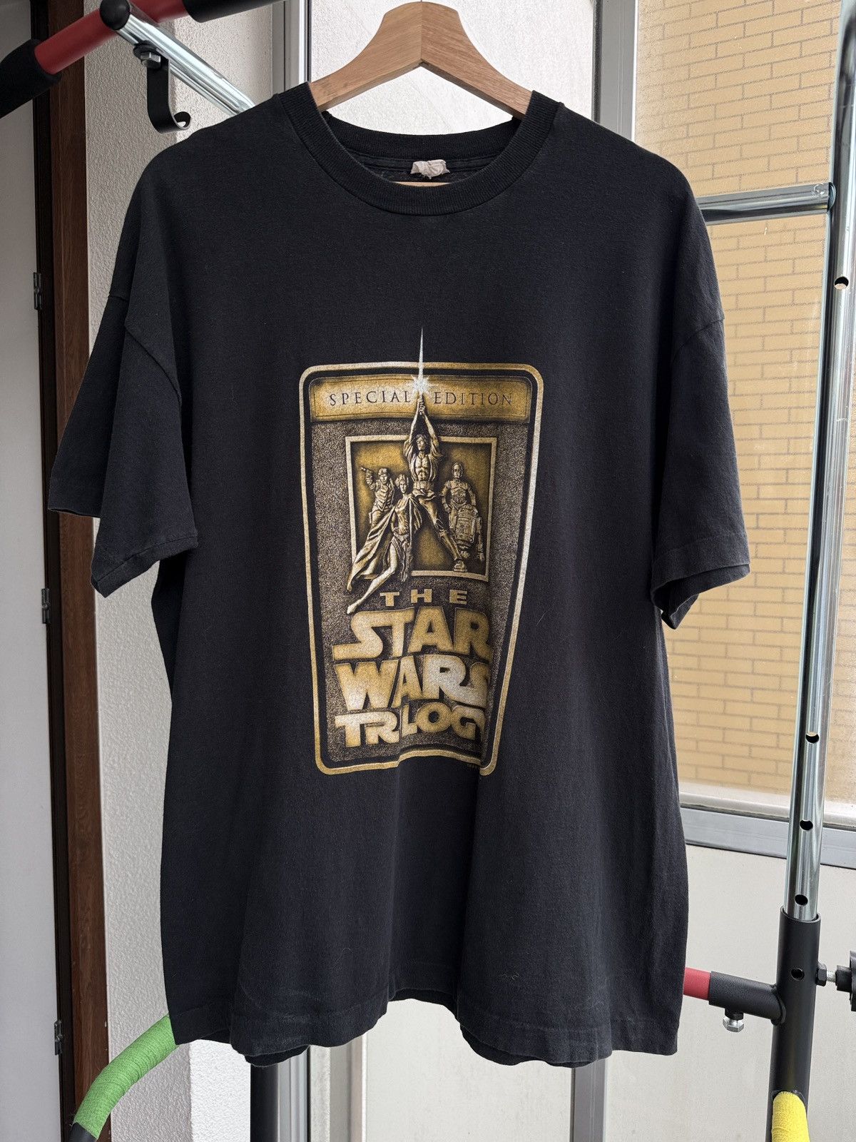 Vintage Star Wars Trilogy 1997 Vintage Single Stitch T Shirt Size US L / EU 52-54 / 3 - 1 Thumbnail