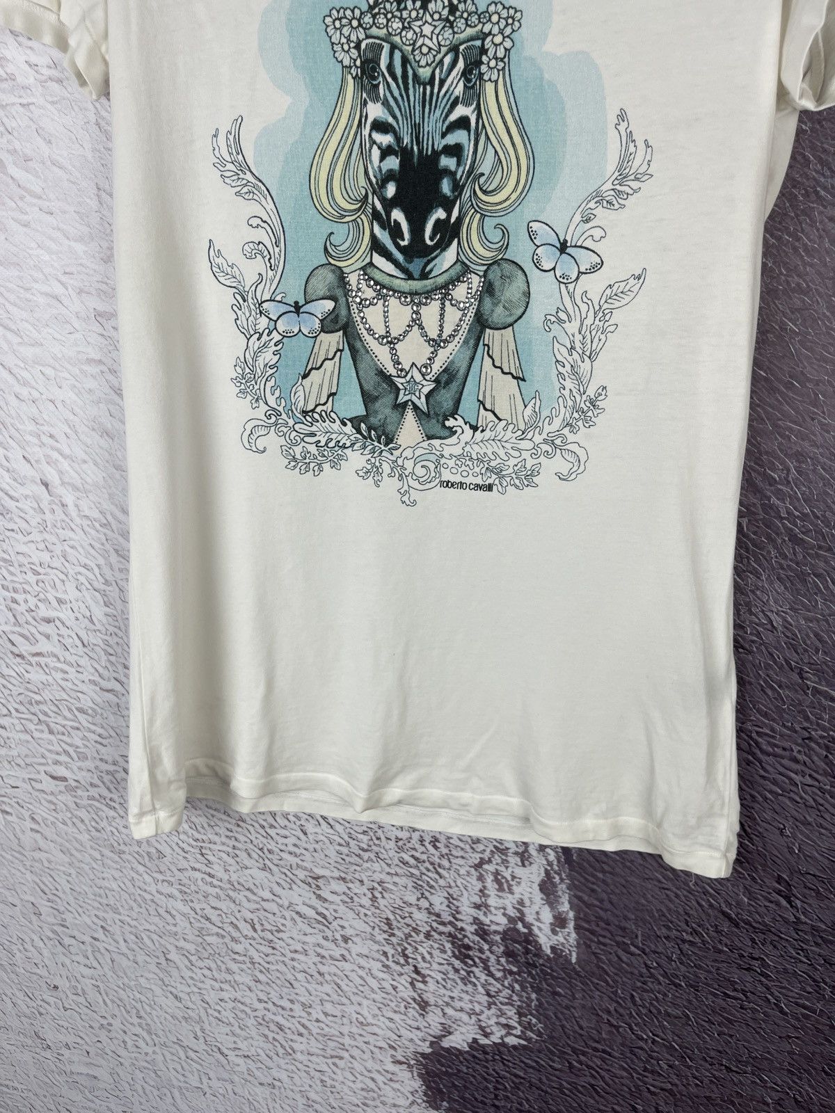 Roberto Cavalli Roberto Cavalli vintage zebra 🦓 big print tee shirt Size M / US 6-8 / IT 42-44 - 6 Thumbnail