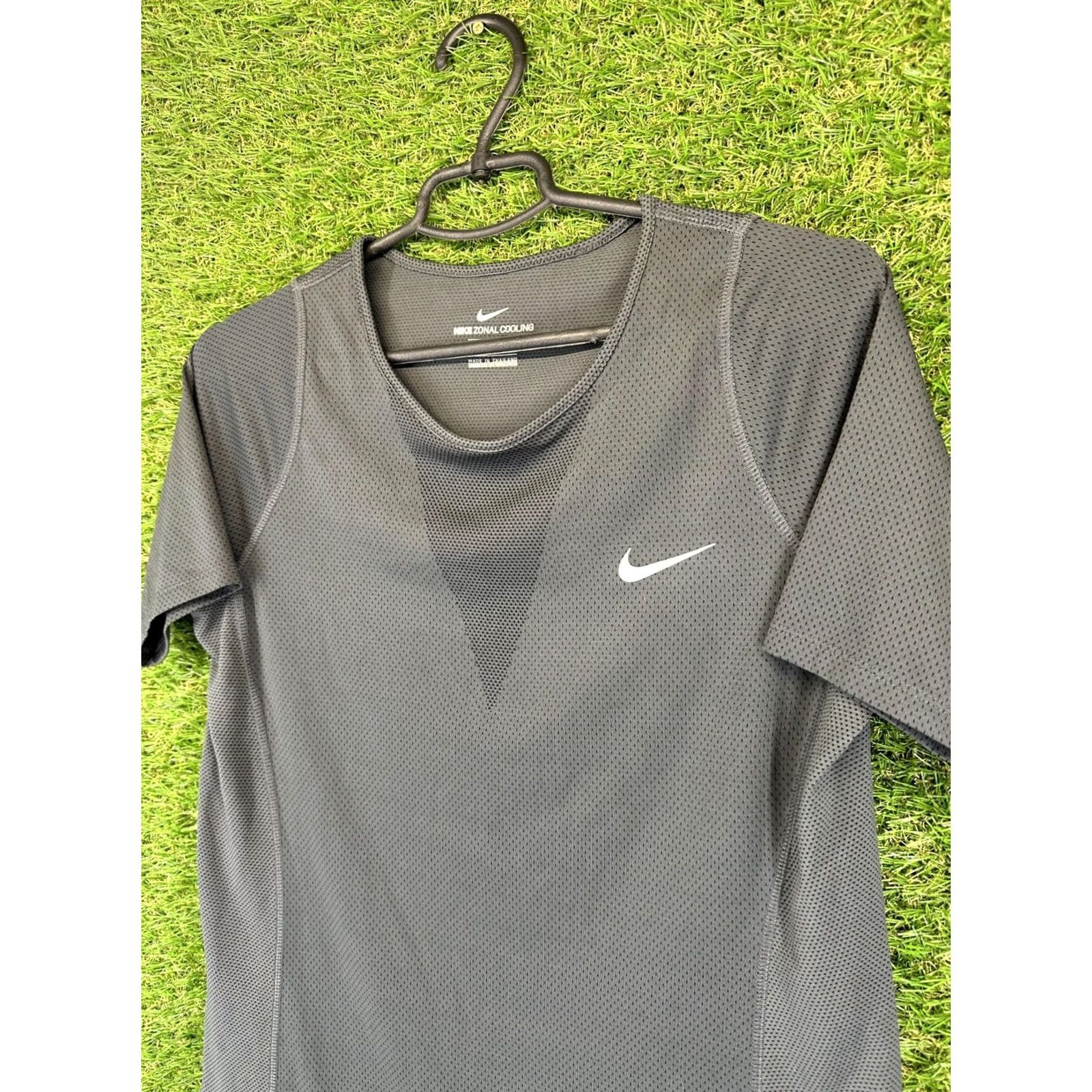 Nike Nike Zonal Cooling Women Running Shirt Jersey T-Shirt Tee Size M Gray Size M / US 6-8 / IT 42-44 - 2 Thumbnail