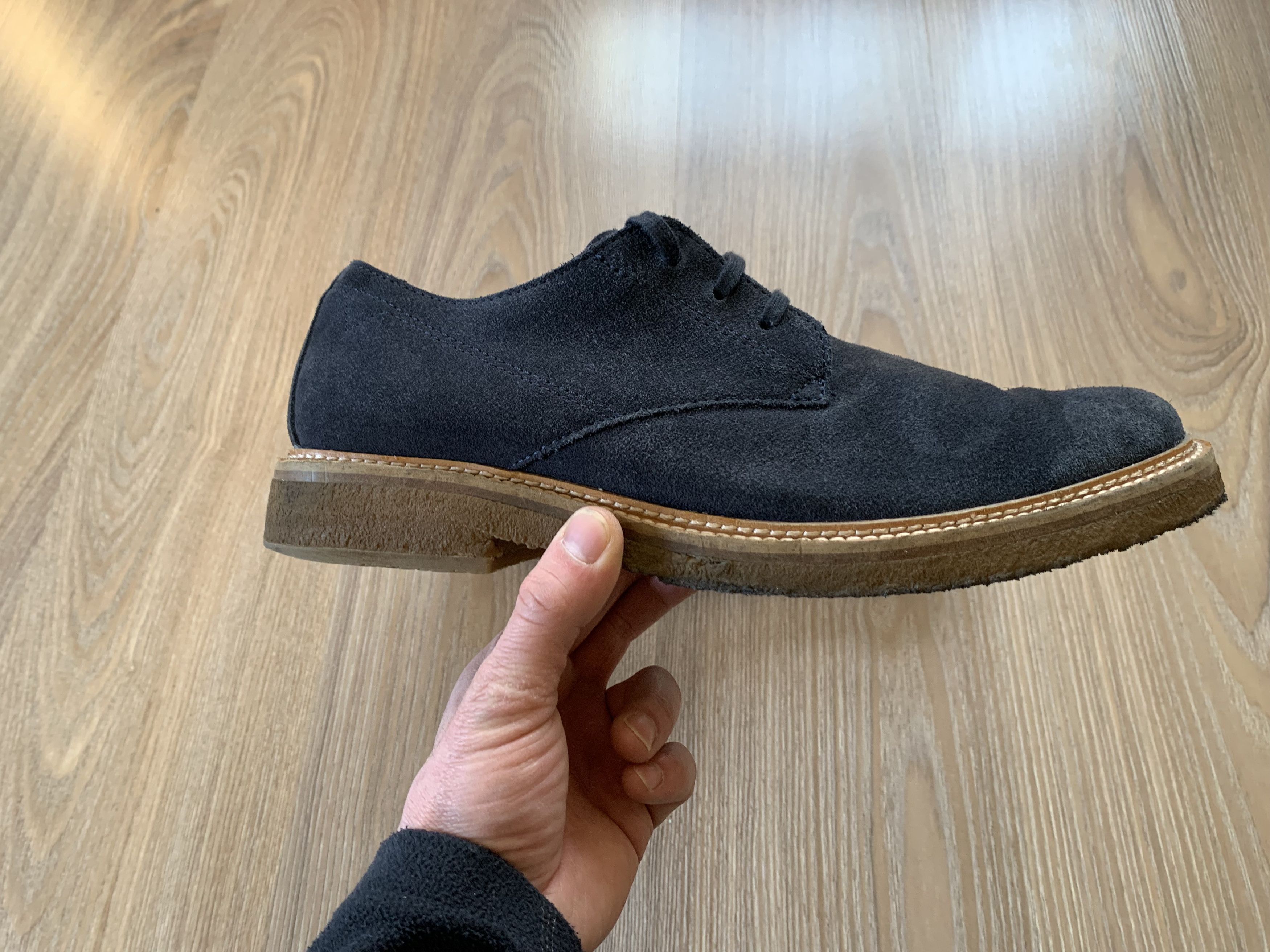 Clarks × Vintage Clarks Signature Classic Suede Shoes Size US 9 / EU 42 - 4 Thumbnail