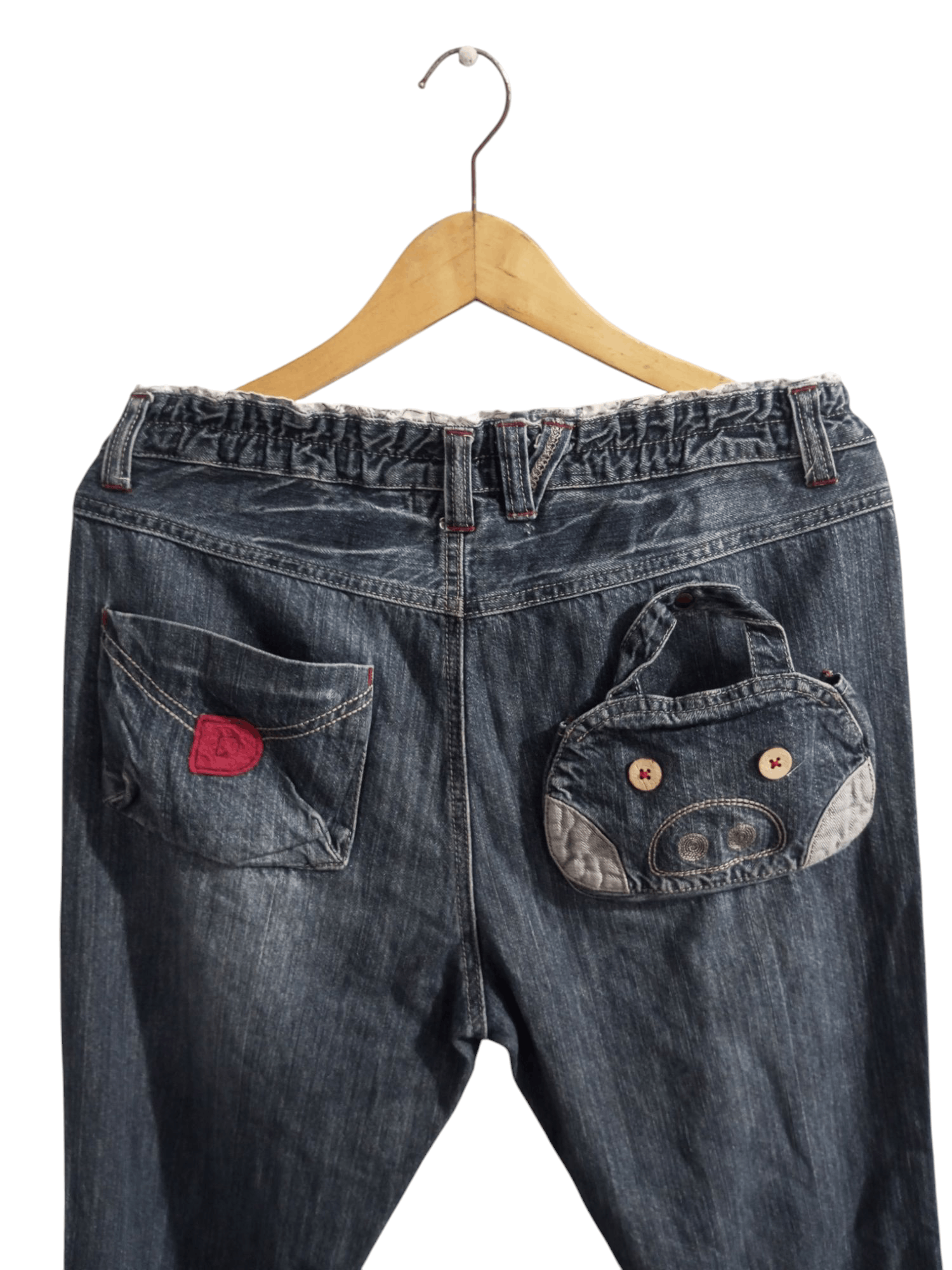 Vintage drug store pig pocket soft jeans