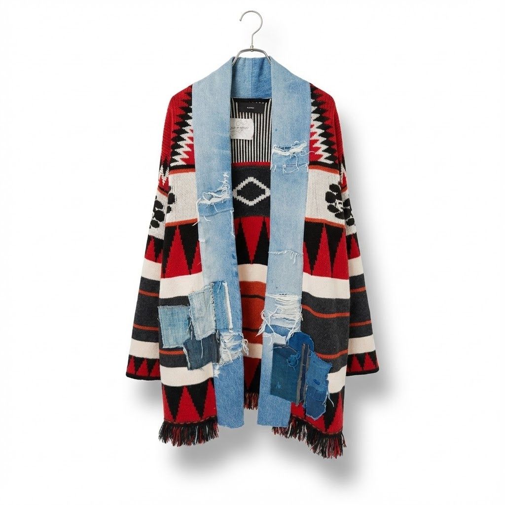 Alanui × Greg Lauren Alanui Cashmere Cardigan Size US S / EU 44-46 / 1 - 1 Thumbnail
