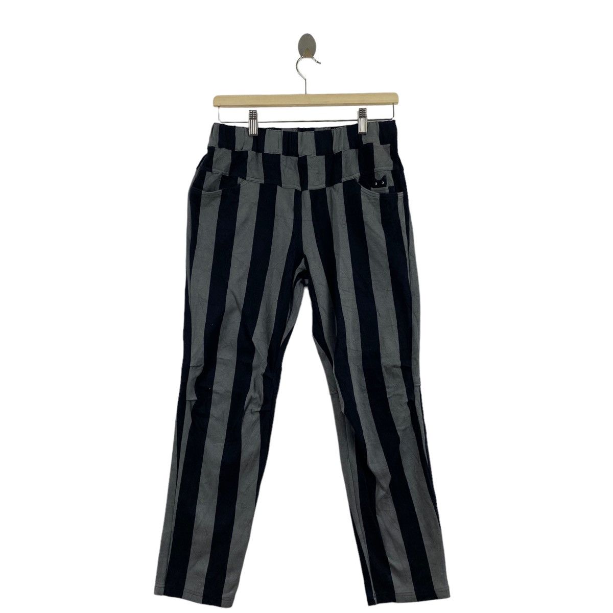Japanese Brand ATSUKO MATANO By WACOAL Japan Hickory Stripes Slim Pant Size 28" / US 6 / IT 42 - 1 Thumbnail