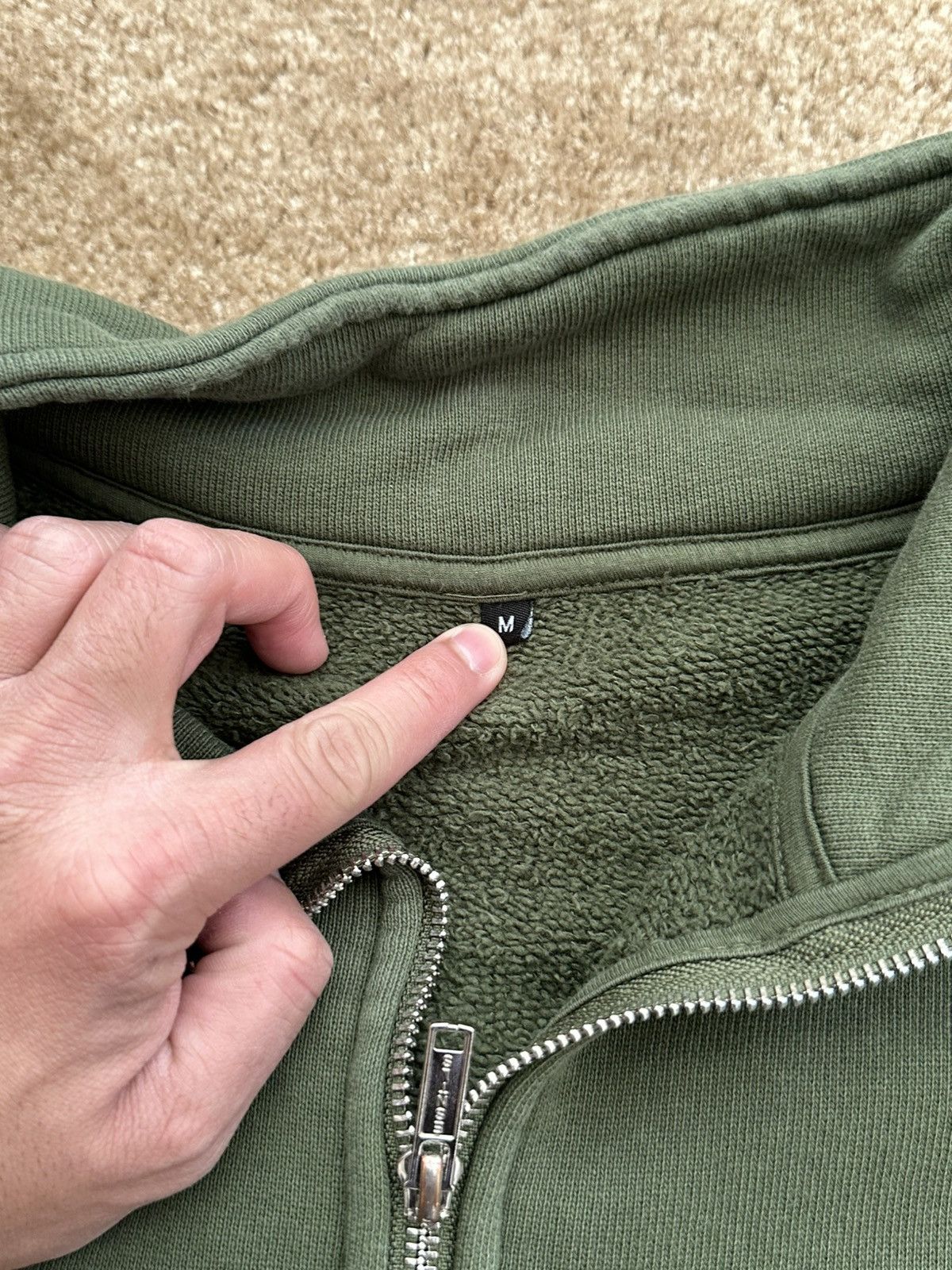 Other ESNTLS Green Half Zip Size US M / EU 48-50 / 2 - 5 Thumbnail
