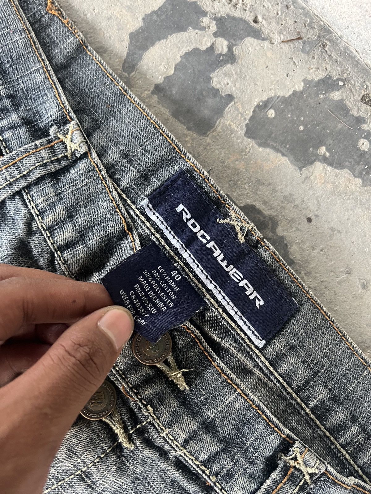 Rocawear × Vintage Baggy Rocawear Denim Size US 40 / EU 56 - 8 Thumbnail
