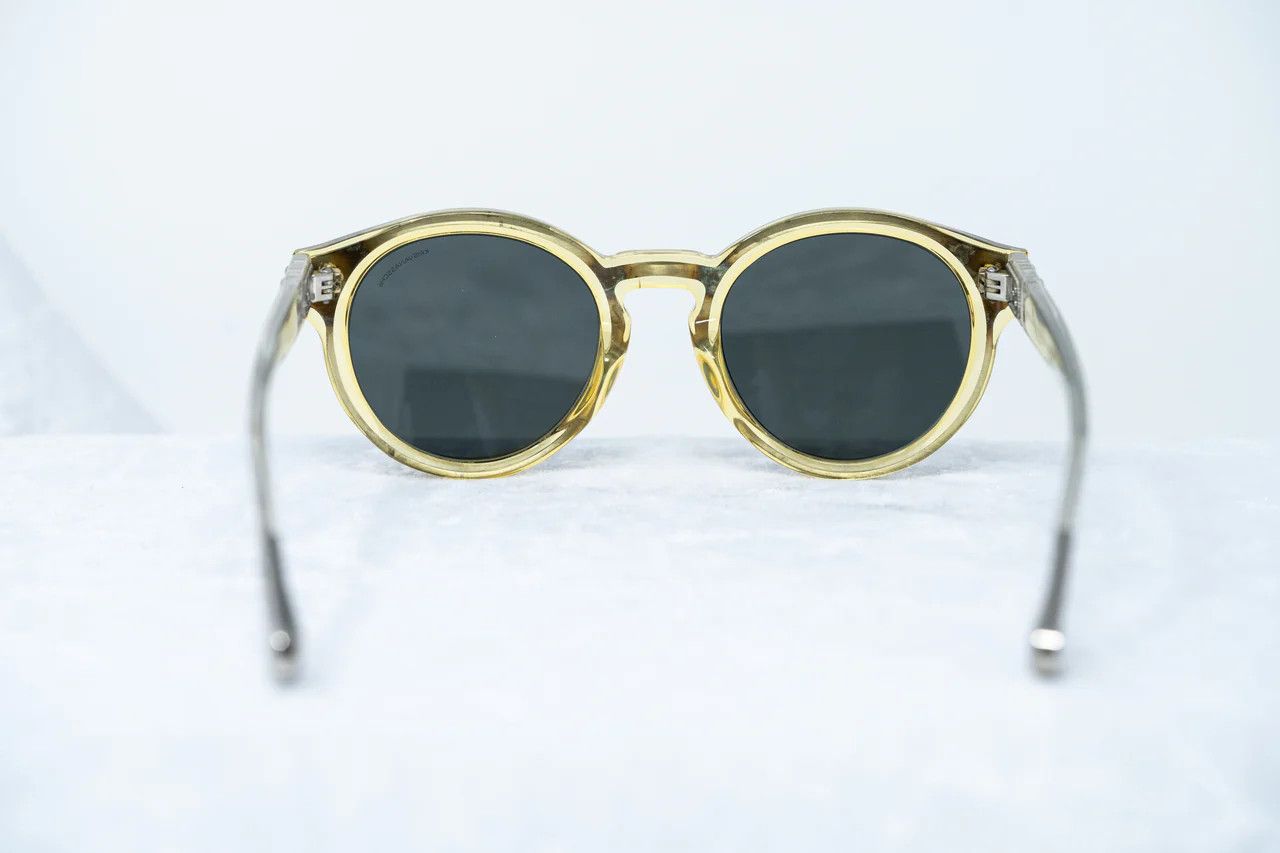 Dior × Kris Van Assche Kris Van Assche Sunglasses Round Yellow Clear and Grey Size ONE SIZE - 5 Thumbnail