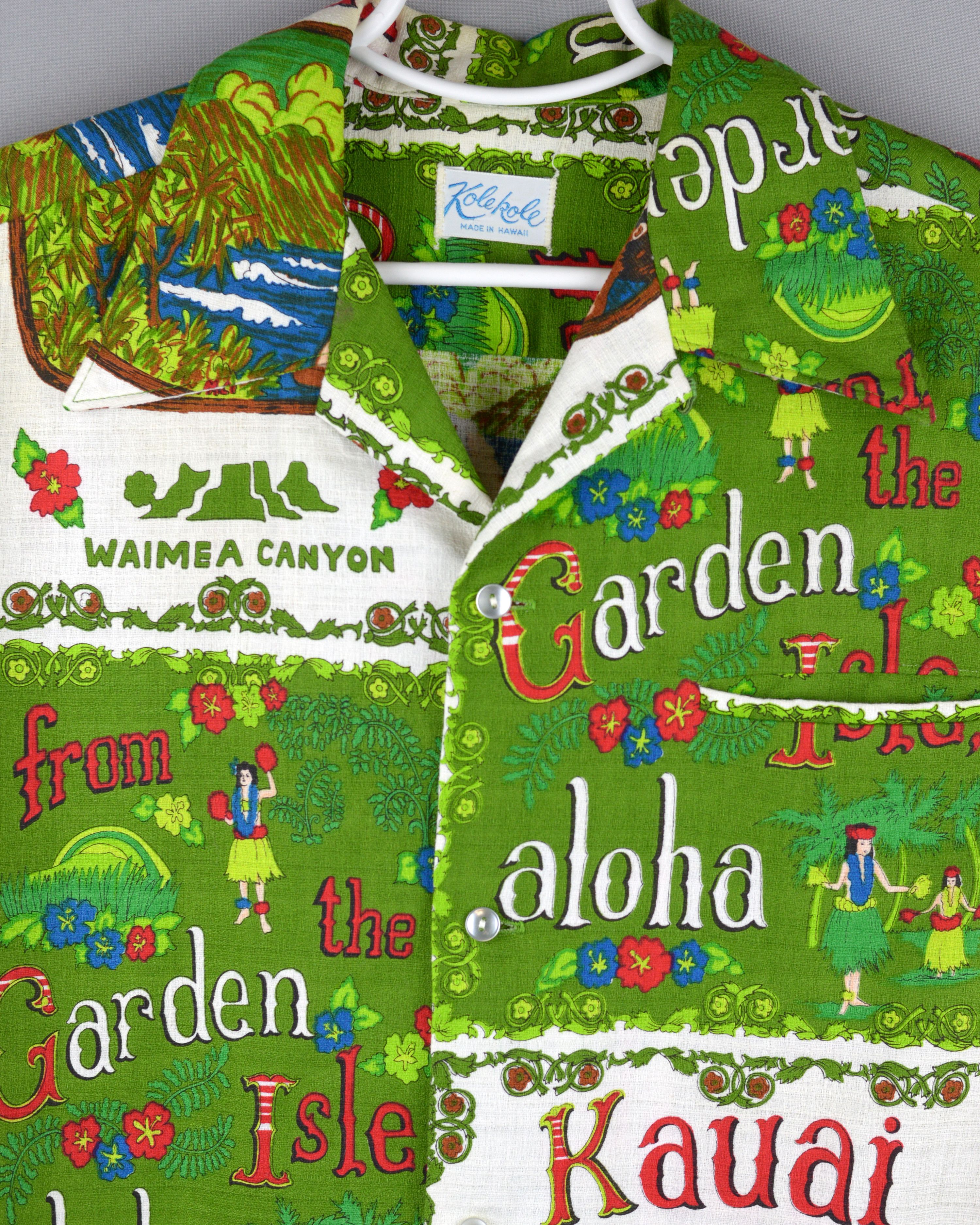 Vintage Vintage Kaui Hawaii Garden Aloha Hawaiian 70s shirt Size US M / EU 48-50 / 2 - 4 Thumbnail