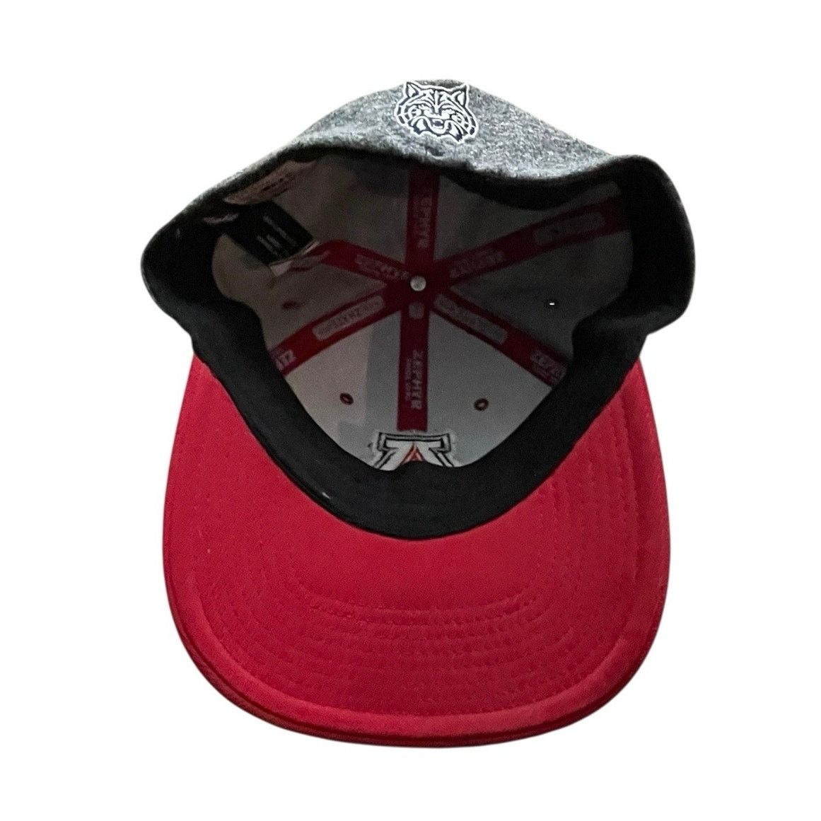 Zephyr Zephyr Mens University of Arizona Wildcats Red & Grey Hat Size ONE SIZE - 7 Thumbnail
