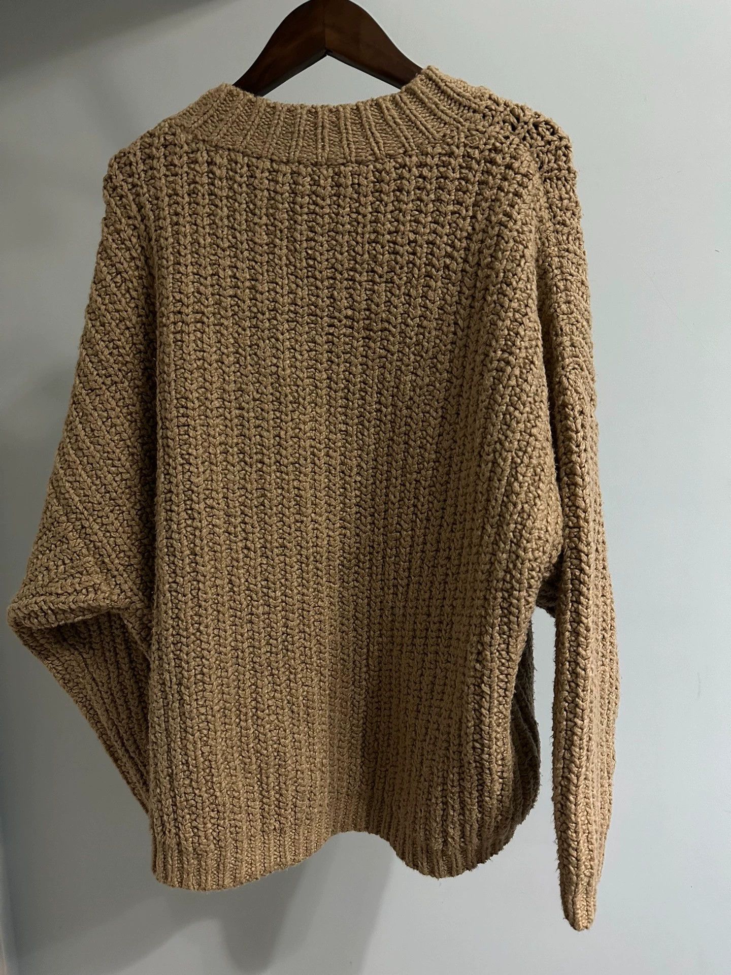 Lauren Manoogian Lauren Manoogian Chunky Light Khaki Sweater 9/10 Auth Size S / US 4 / IT 40 - 2 Thumbnail