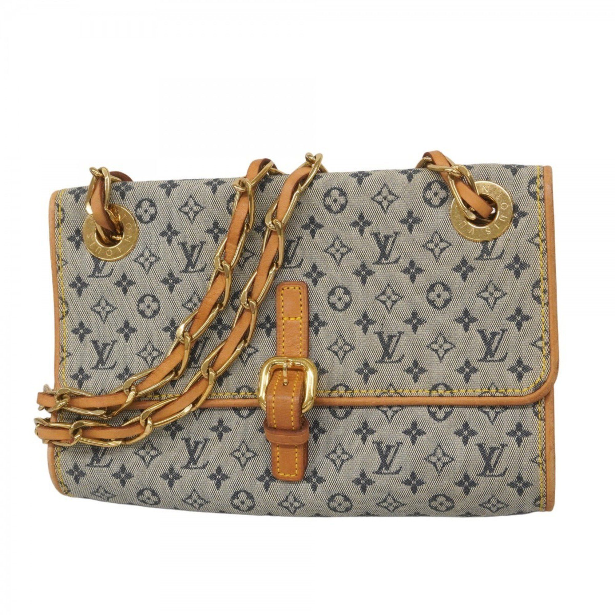 Louis Vuitton Shoulder Bag Monogram Mini Camille M92002 Blue Women's