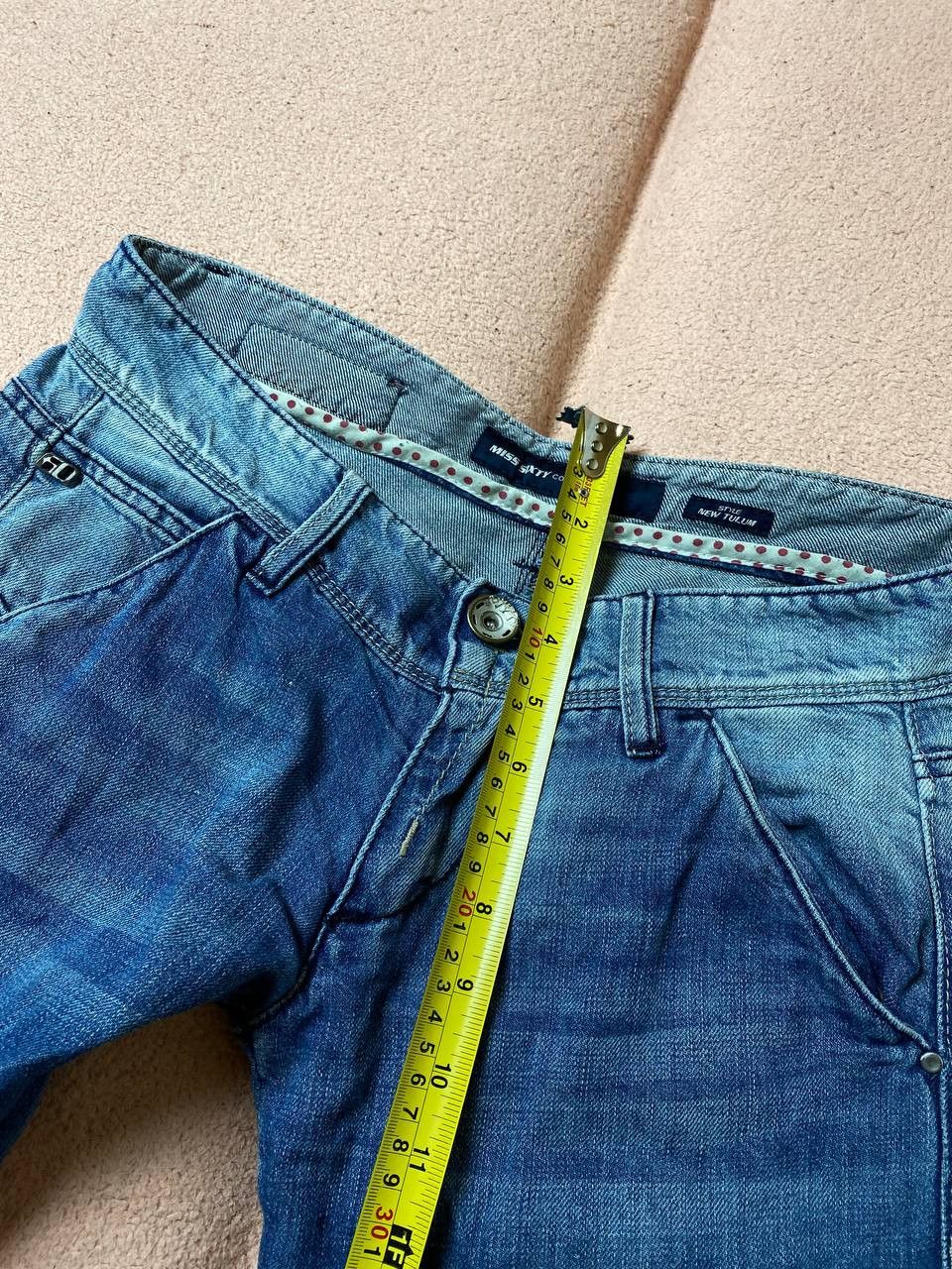 Miss Sixty × Vintage Vintage Y2K Miss Sixty Flared Denim Jeans Streetwear 90s Size 25" / US 0 / IT 36 - 15 Thumbnail