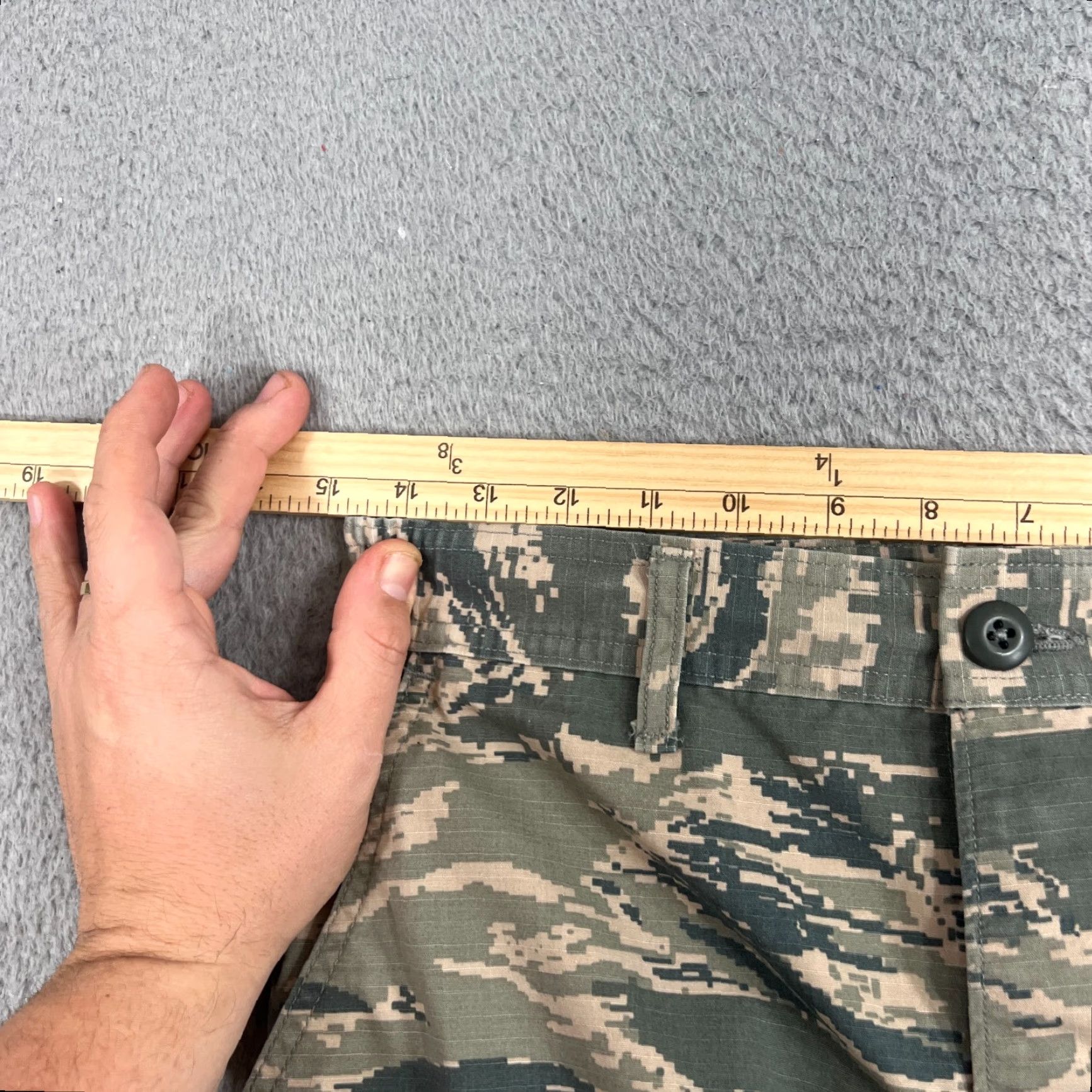 Vintage USAF Desert Digital Camo Pants 29x24 Green Tiger Stripe Cargo Jogger BDU DSCP Size US 29 - 5 Thumbnail