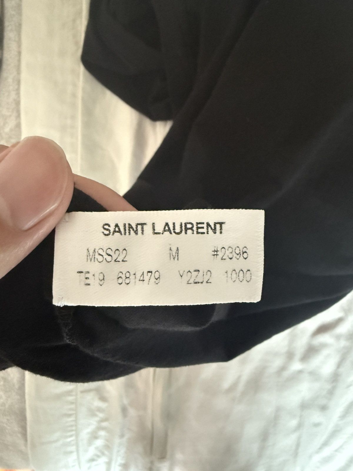 Saint Laurent Paris Slp 22ss sample t shirt Size US M / EU 48-50 / 2 - 6 Thumbnail