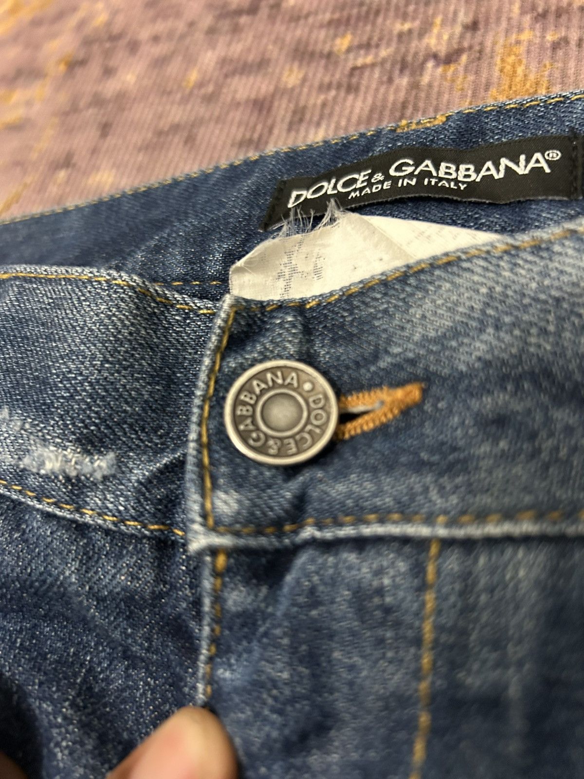 Dolce & Gabbana Dolce & Gabbana Distressed Jeans Size US 33 - 10 Thumbnail