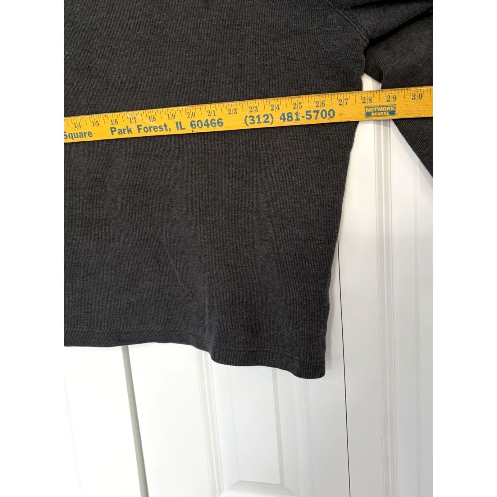 Abercrombie & Fitch VINTAGE Abercrombie & Fitch Mens XL Gray Crew Neck Sweater Striped Logo Pullover Casual All Seasons Knit Size US XL / EU 56 / 4 - 3 Thumbnail