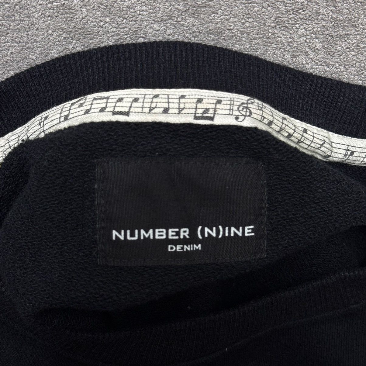 Number (N)ine Number (N)ine Spell Out Logo Sweatshirt Size US L / EU 52-54 / 3 - 8 Thumbnail