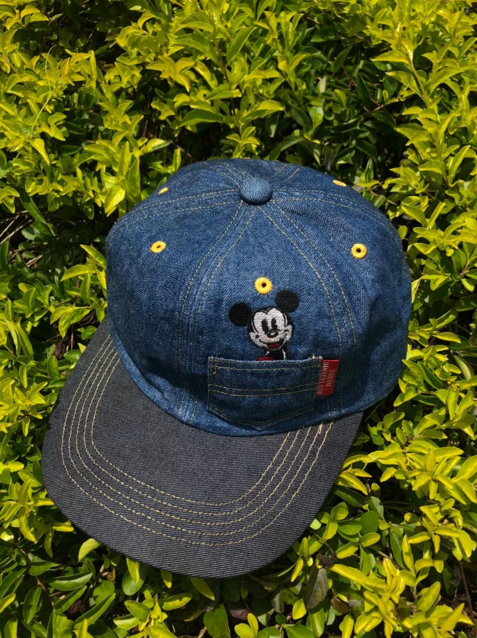 Disney Vintage Disneyland tokyo pocket denim hat Size ONE SIZE - 1 Thumbnail
