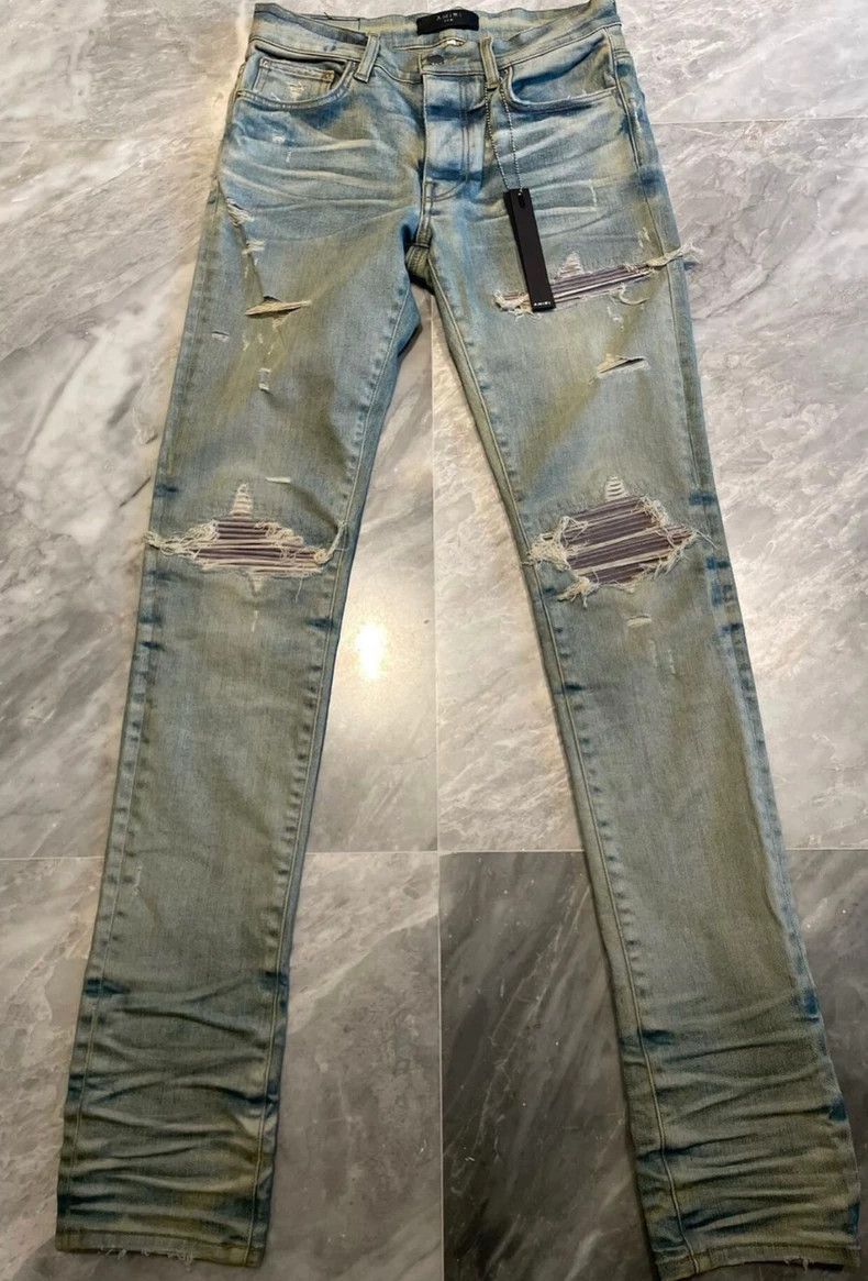 Amiri AMIRI Limited Edition Art Patchwork Jeans - dmc Size US 29 - 1 Thumbnail