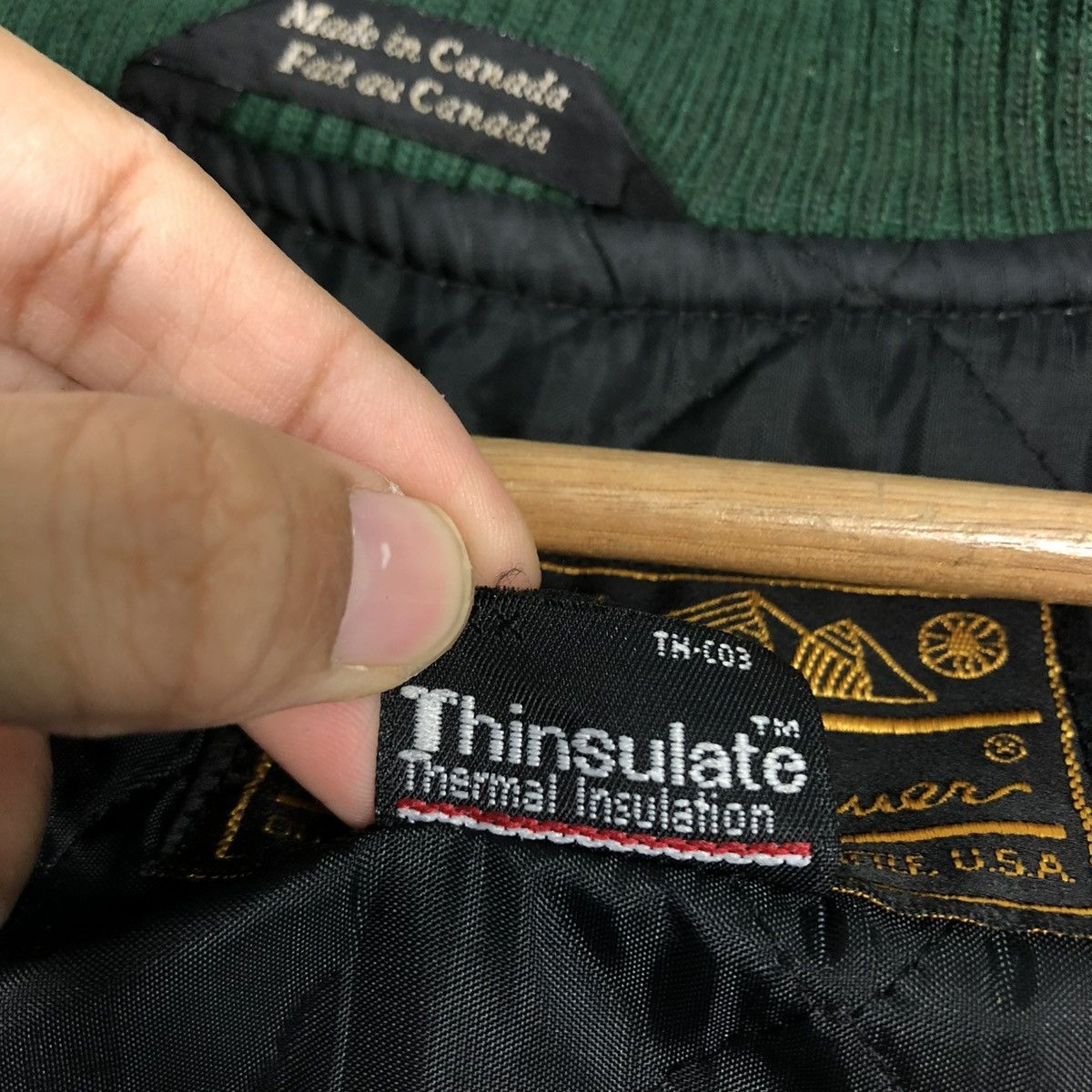 Eddie Bauer 🔥VINTAGE BOMBER JACKET EDDIE BAUER SEATTLE USA BIG LOGO Size US M / EU 48-50 / 2 - 22 Thumbnail