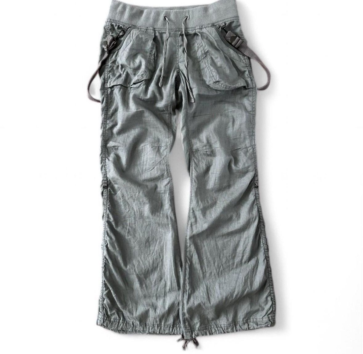 Goa Suspender Cargo Pants Parachute With Suspender Flare Cargo Pants