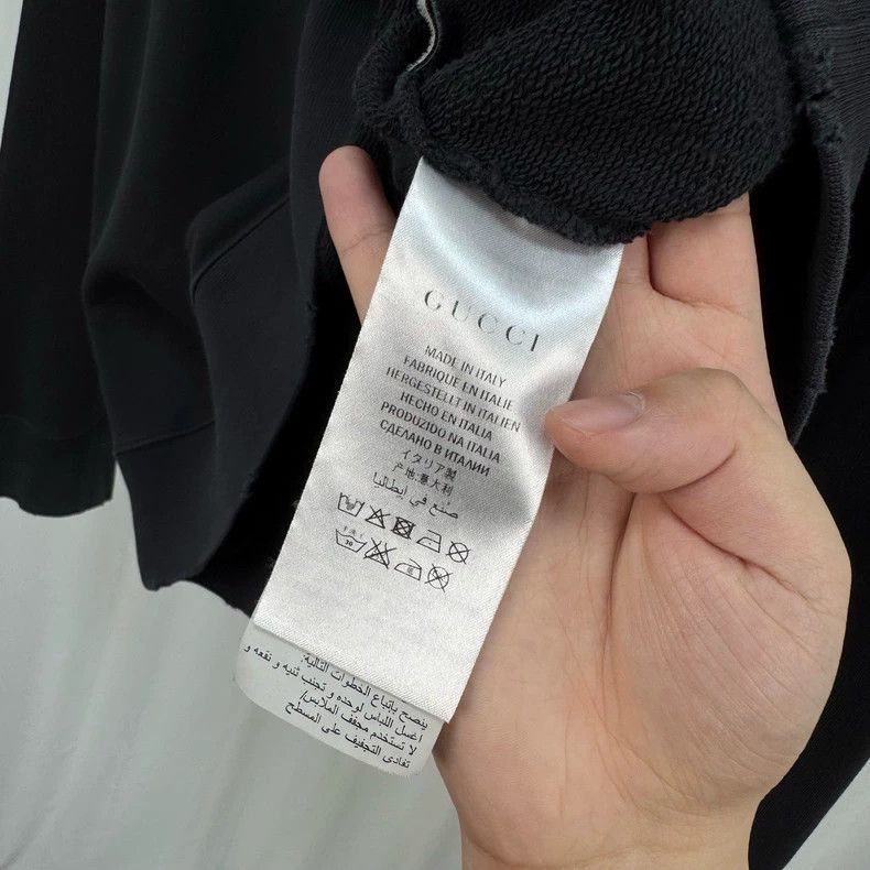 Gucci Gucci Leopard head print washed and damaged sweatshirt Size US M / EU 48-50 / 2 - 6 Thumbnail