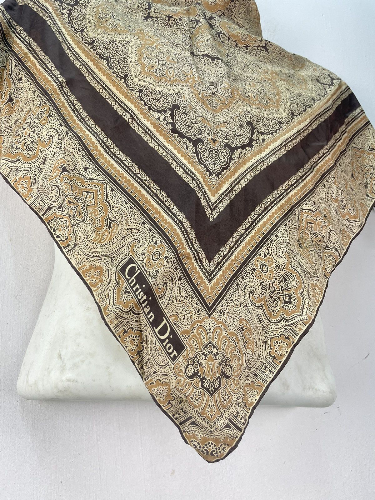 Christian Dior Monsieur christian dior vintage 70s silk scarf Size ONE SIZE - 2 Thumbnail