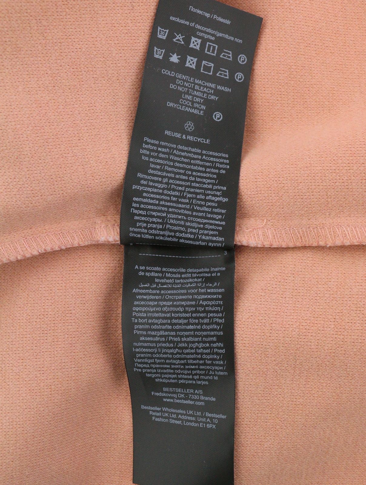 Other DAWN BF SHACKET M Light Pink Melange Snap Belt 88041 Size M / US 6-8 / IT 42-44 - 9 Thumbnail