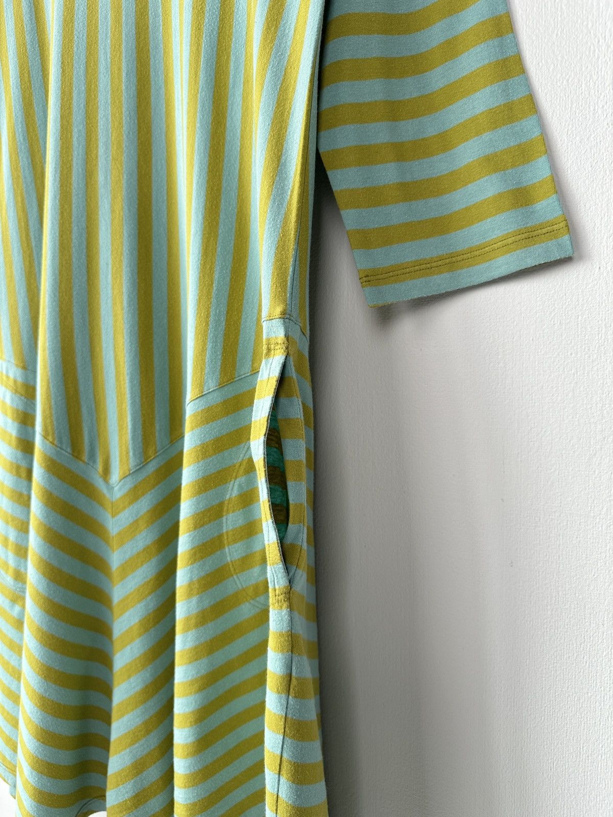 Gudrun Sjoden GUDRUN SJODEN Organic Cotton Striped A-Line Tunic Dress Sz M Size M / US 6-8 / IT 42-44 - 6 Thumbnail