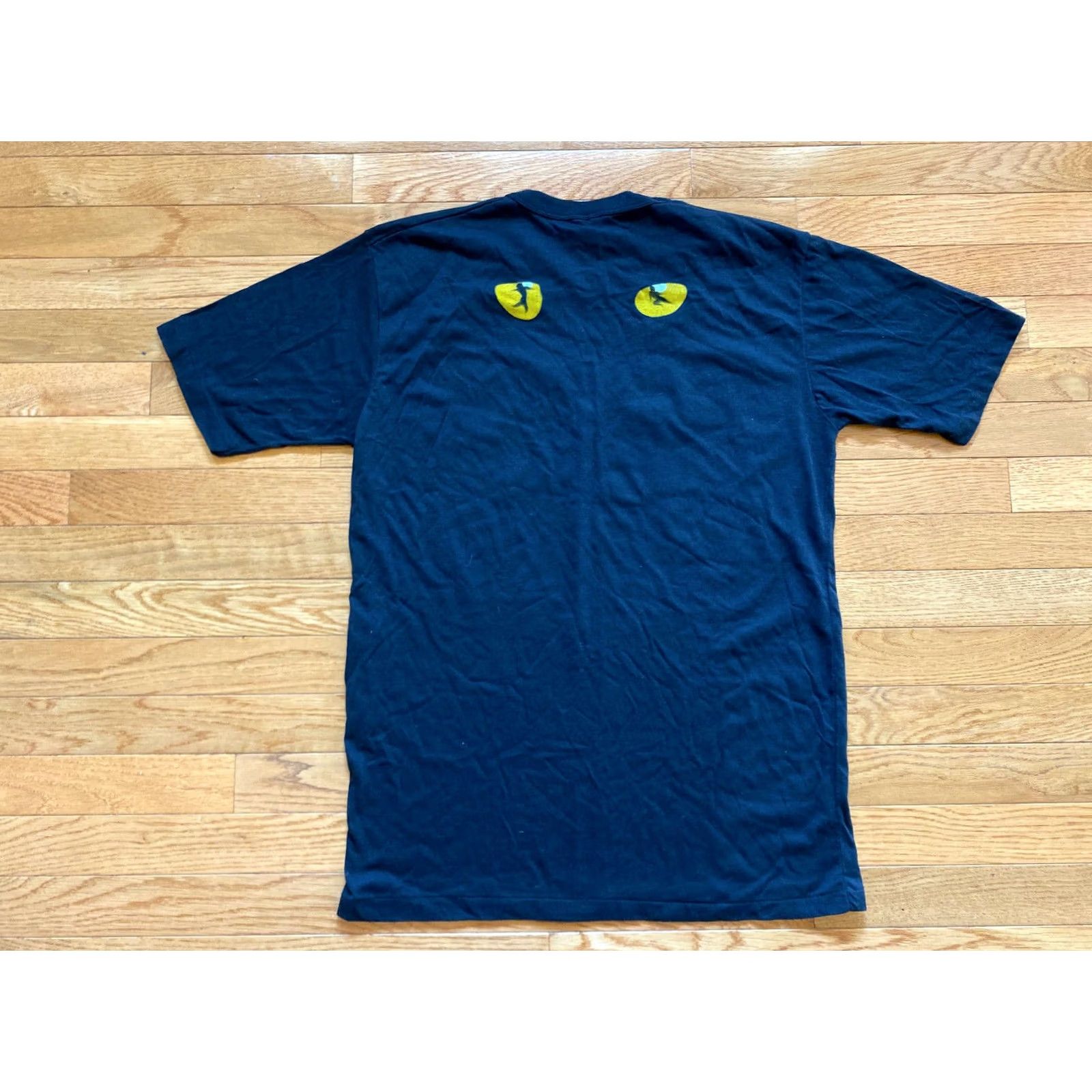 Vintage VINTAGE Cats Broadway Musical Show Supatees T-Shirt XL Black Crew Neck Short Sleeve 80s 1980s Graphic Print Mens Mall/US-Origin Size US XL / EU 56 / 4 - 2 Thumbnail