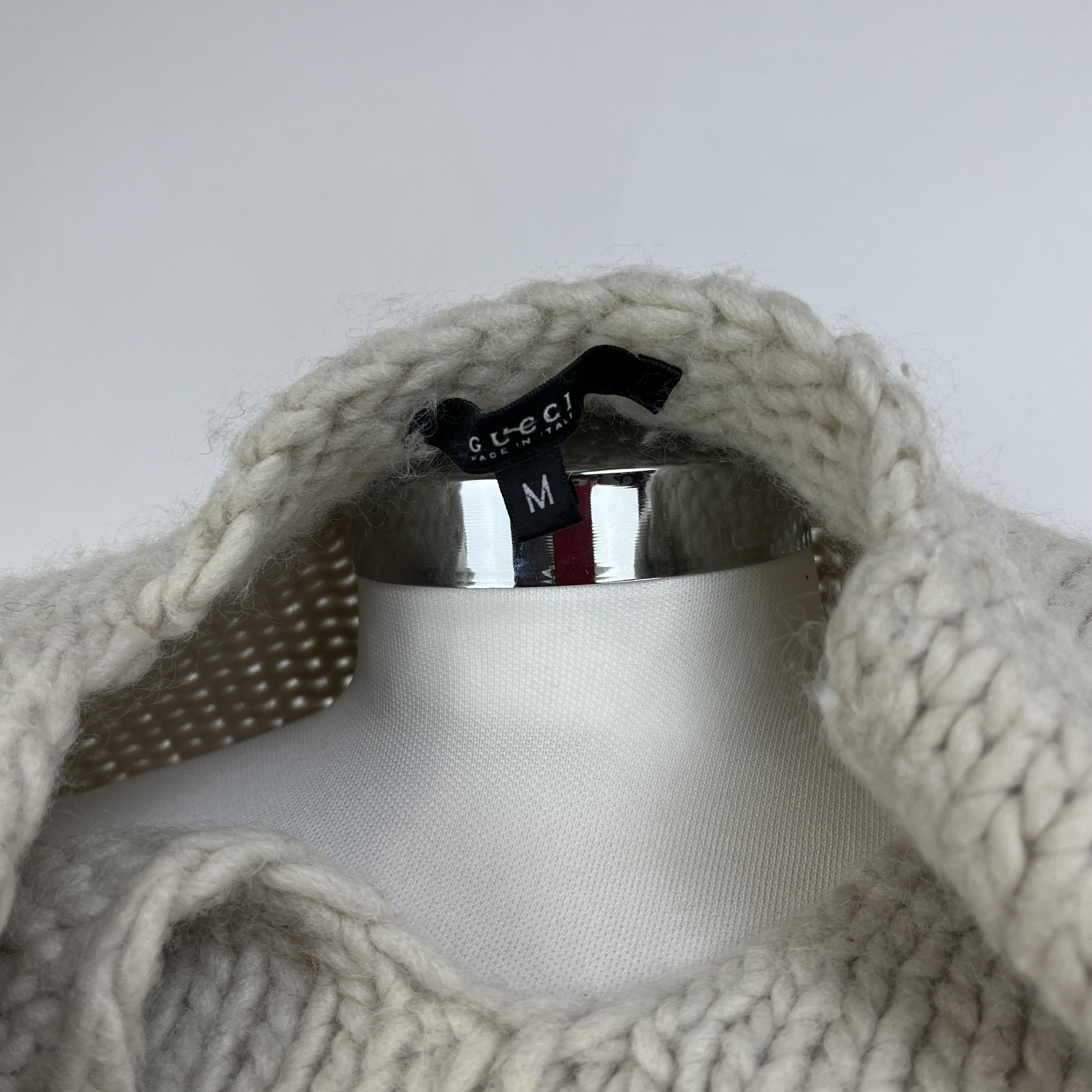 Gucci Maglione Gucci Lana Scollo a V – M Size M / US 6-8 / IT 42-44 - 9 Thumbnail