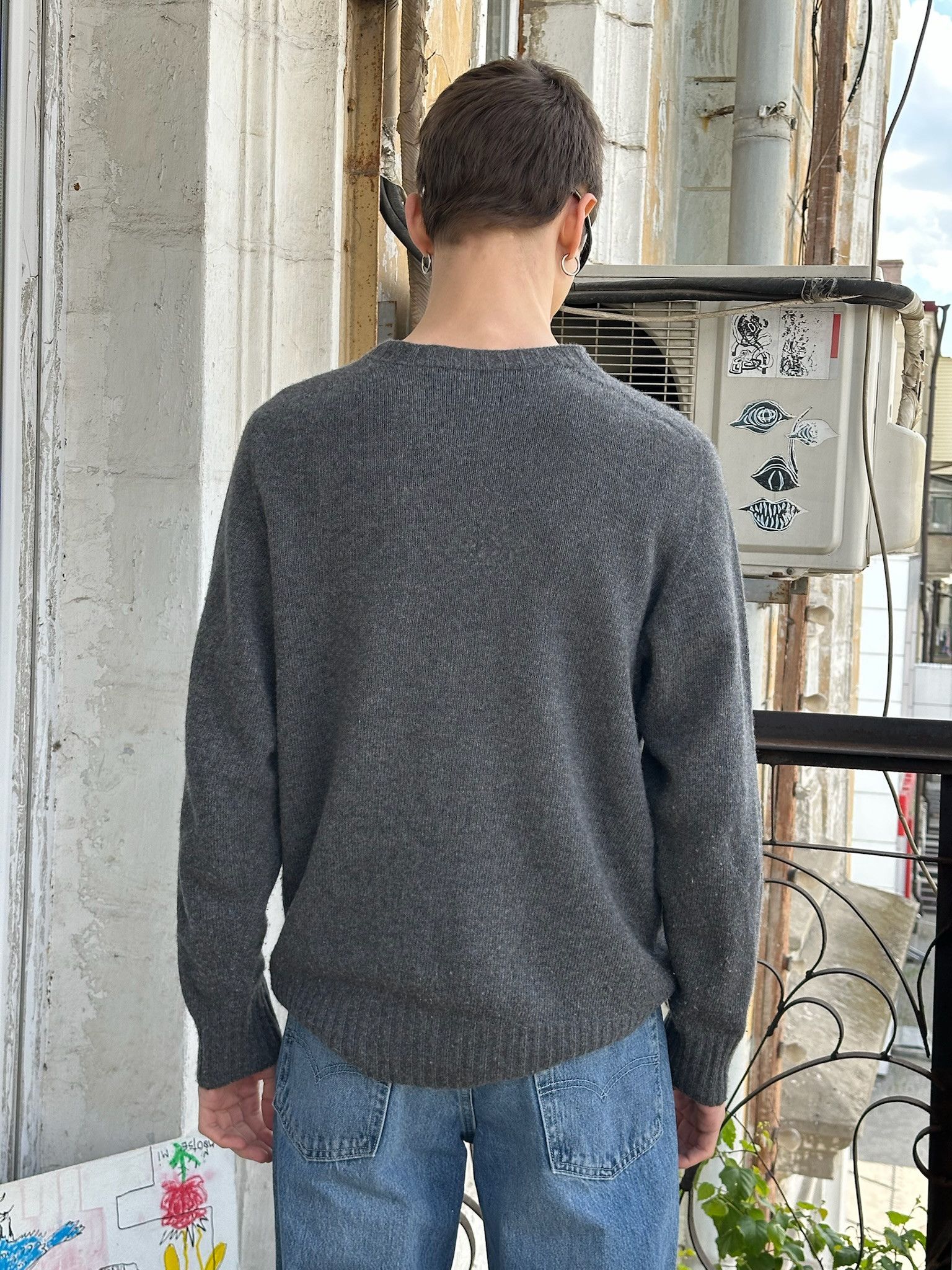 Officine Generale Officine Generale Merino Wool Crew Neck Sweater Luxury Size US M / EU 48-50 / 2 - 5 Thumbnail