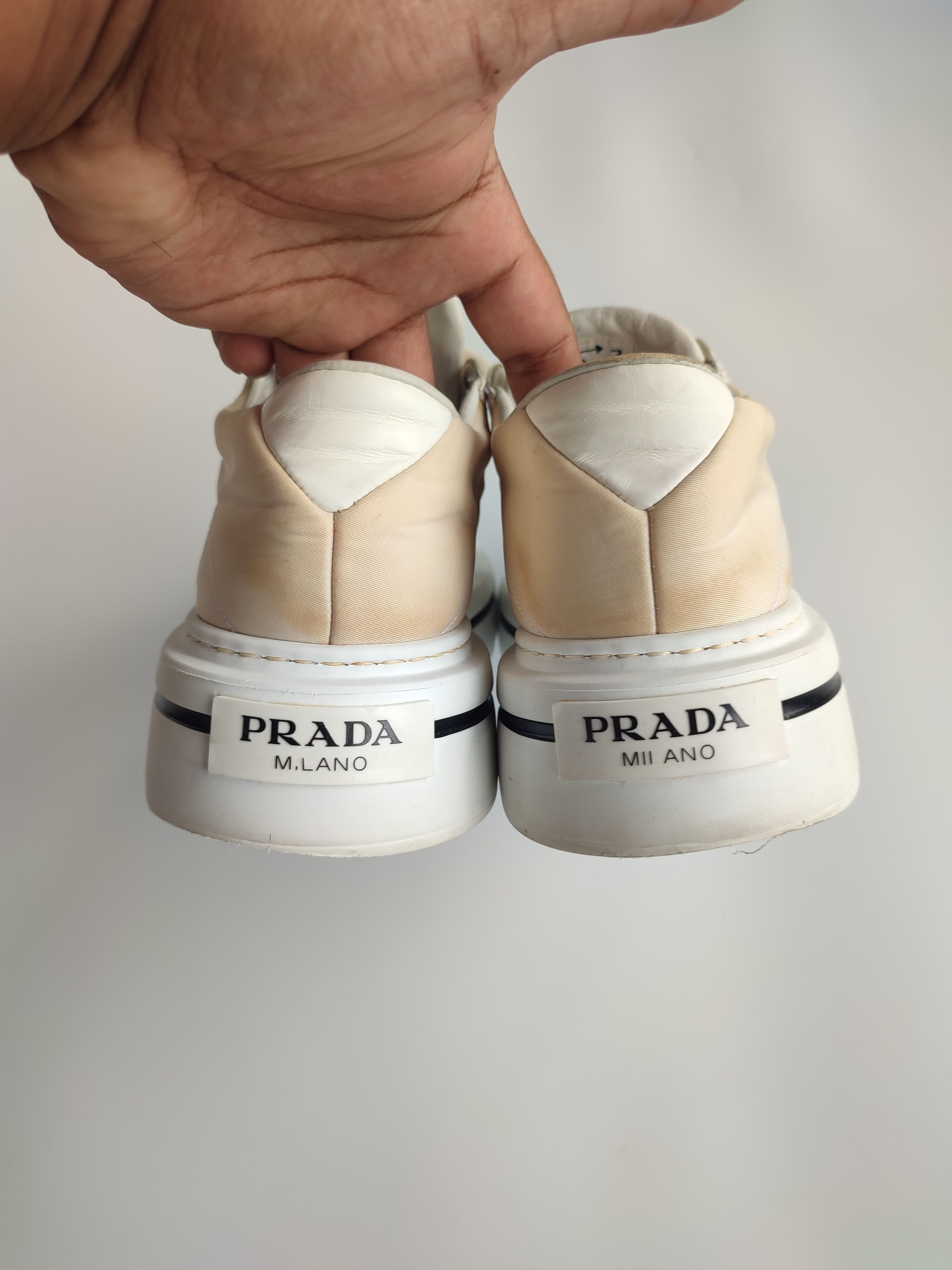 Prada PRADA RE- NYLON LOGO SNEAKER Size US 8.5 / IT 38.5 - 5 Thumbnail