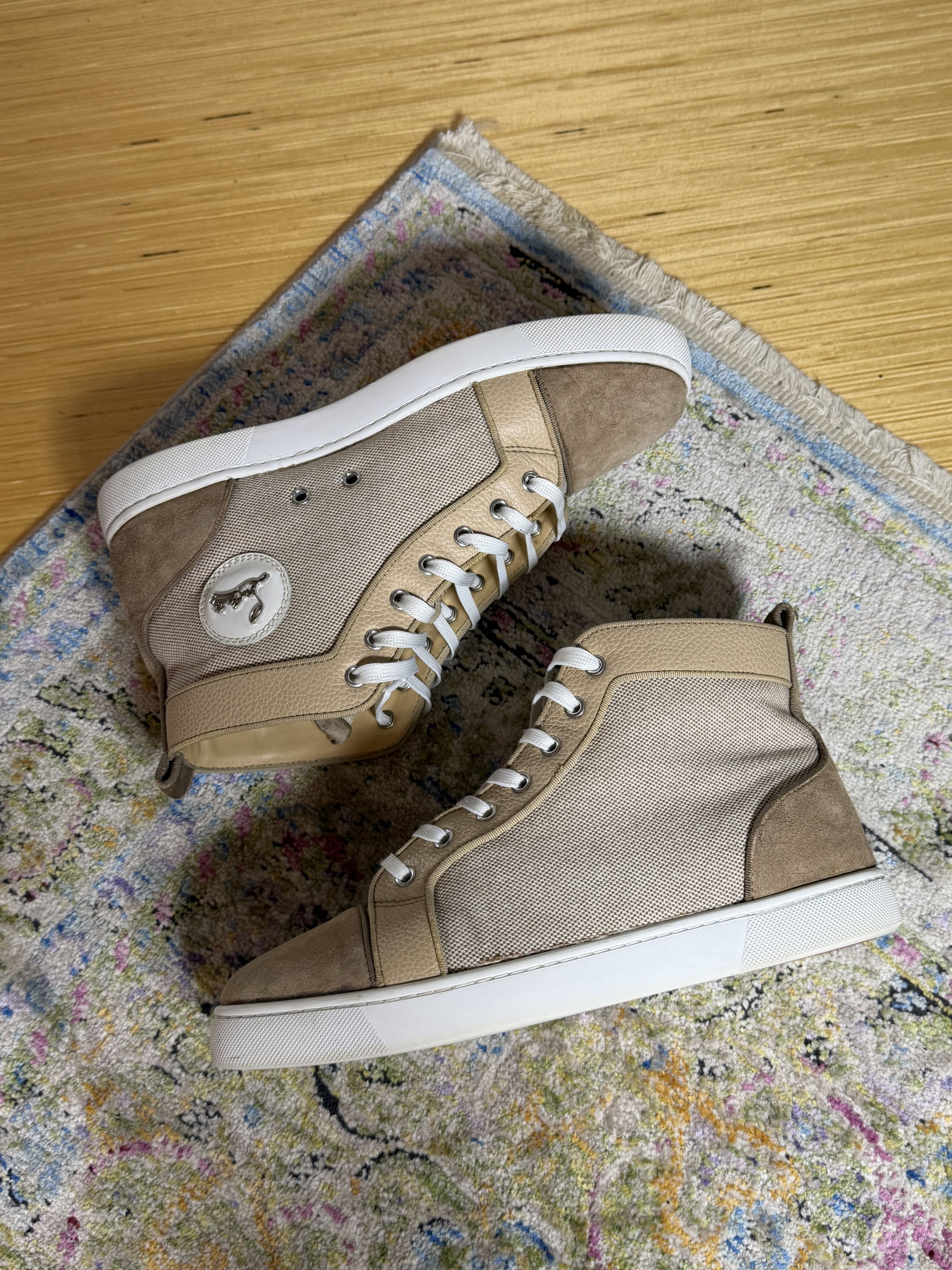 Christian Louboutin Christian Louboutin Louis Orlato Beige Sneakers Size US 9 / EU 42 - 4 Thumbnail