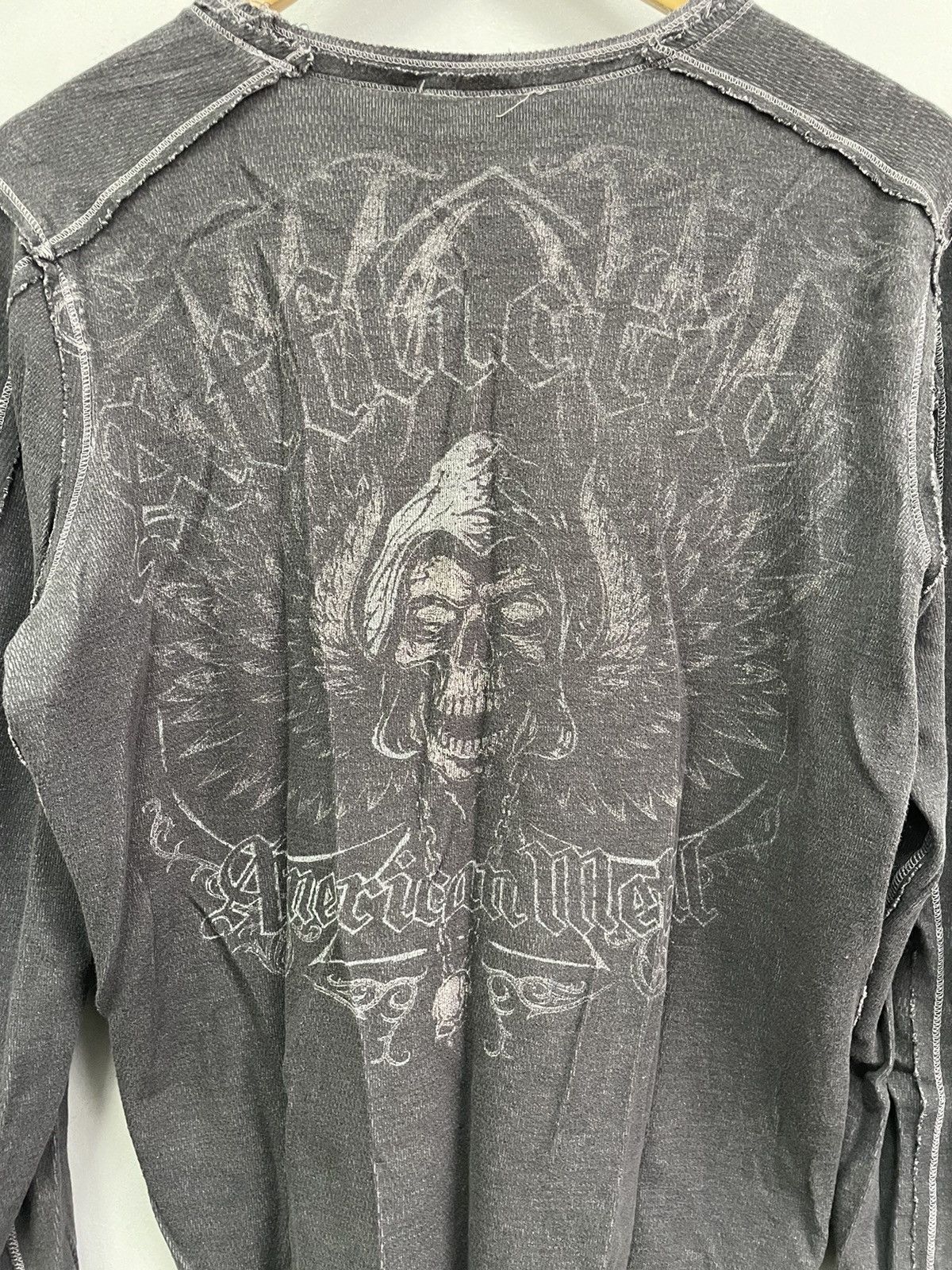 Affliction × Tapout Crazy Y2K Tapout Oversized reversible Boxy Affliction Tee Size US M / EU 48-50 / 2 - 10 Thumbnail