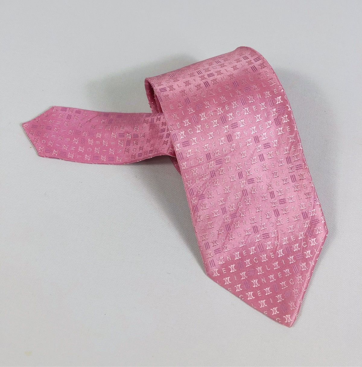 Celine Rare Celine Monogram Silk Tie Made in Italy Size ONE SIZE - 8 Thumbnail