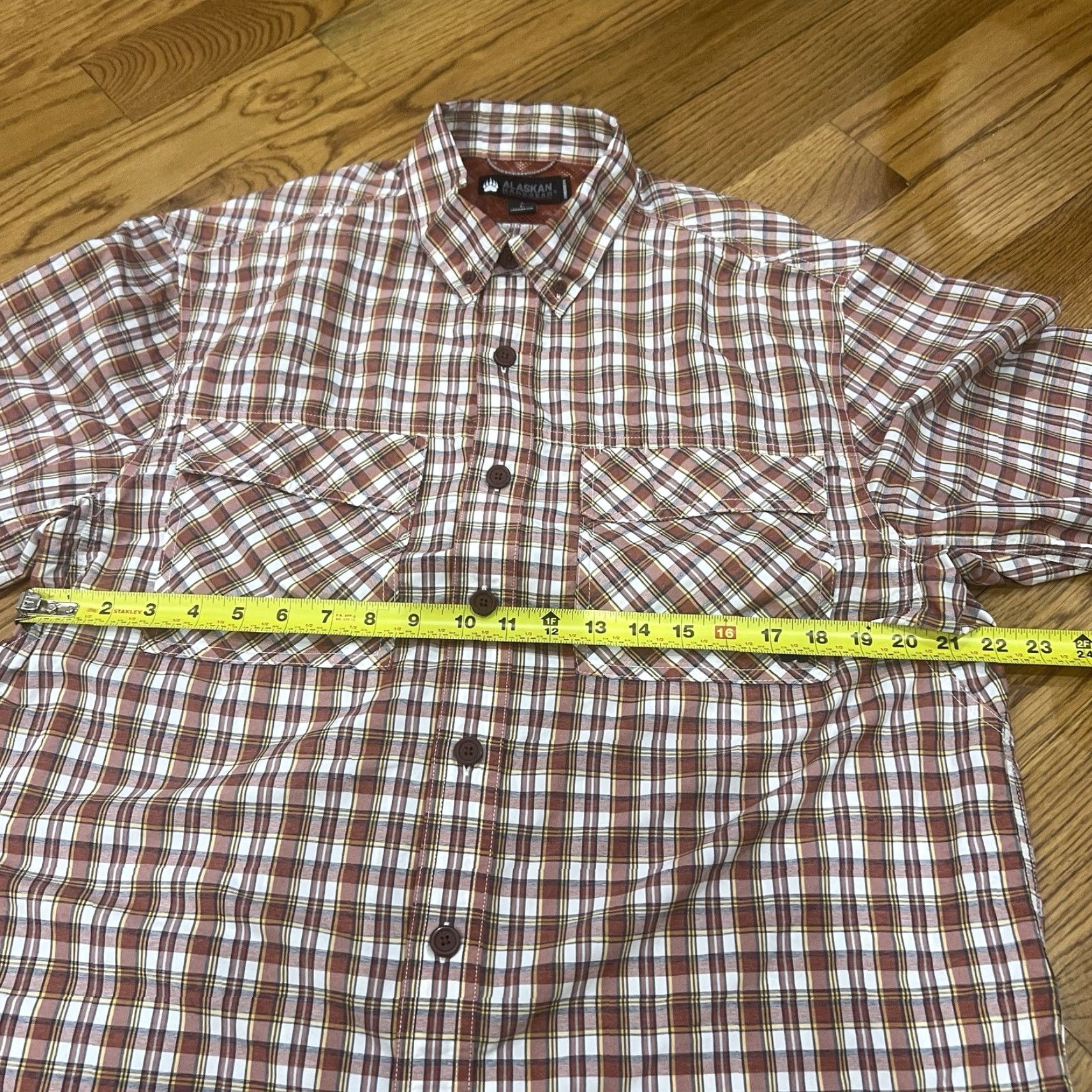 CO Duluth Trading Co Fishing Shirt Mens Large Rust Plaid Size US L / EU 52-54 / 3 - 4 Thumbnail