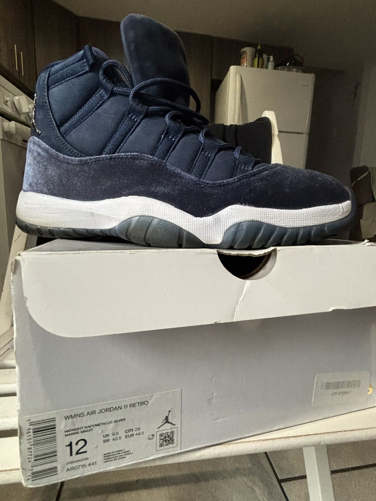 Jordan Brand Jordan 11 Retro Midnight Navy Size US 12 / IT 42 - 6 Thumbnail