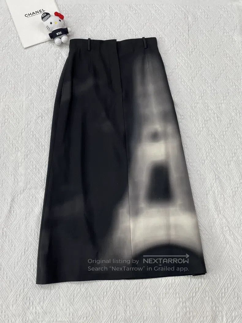 Dior Dior Paris Eiffel Tower Printed Skirt Size 42" / US 20 - 1 Thumbnail
