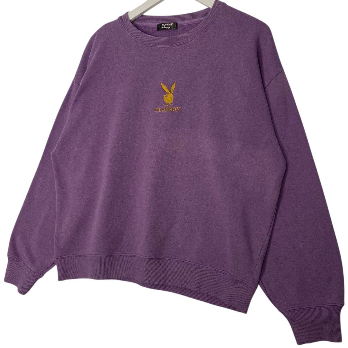 Vintage Vintage Playboy Sweatshirt Crewneck Purple Small Logo Size L Size US L / EU 52-54 / 3 - 2 Thumbnail