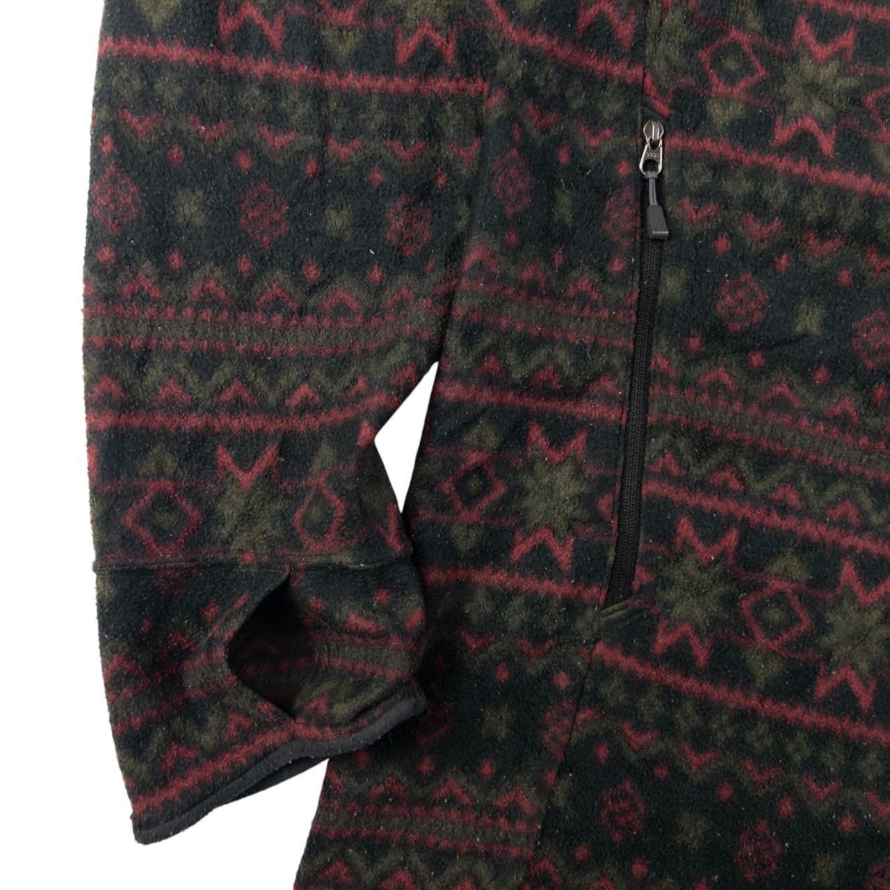 Montbell Vintage Montbell Winter Pattern Zip Up Fleece Size L Size US L / EU 52-54 / 3 - 5 Thumbnail