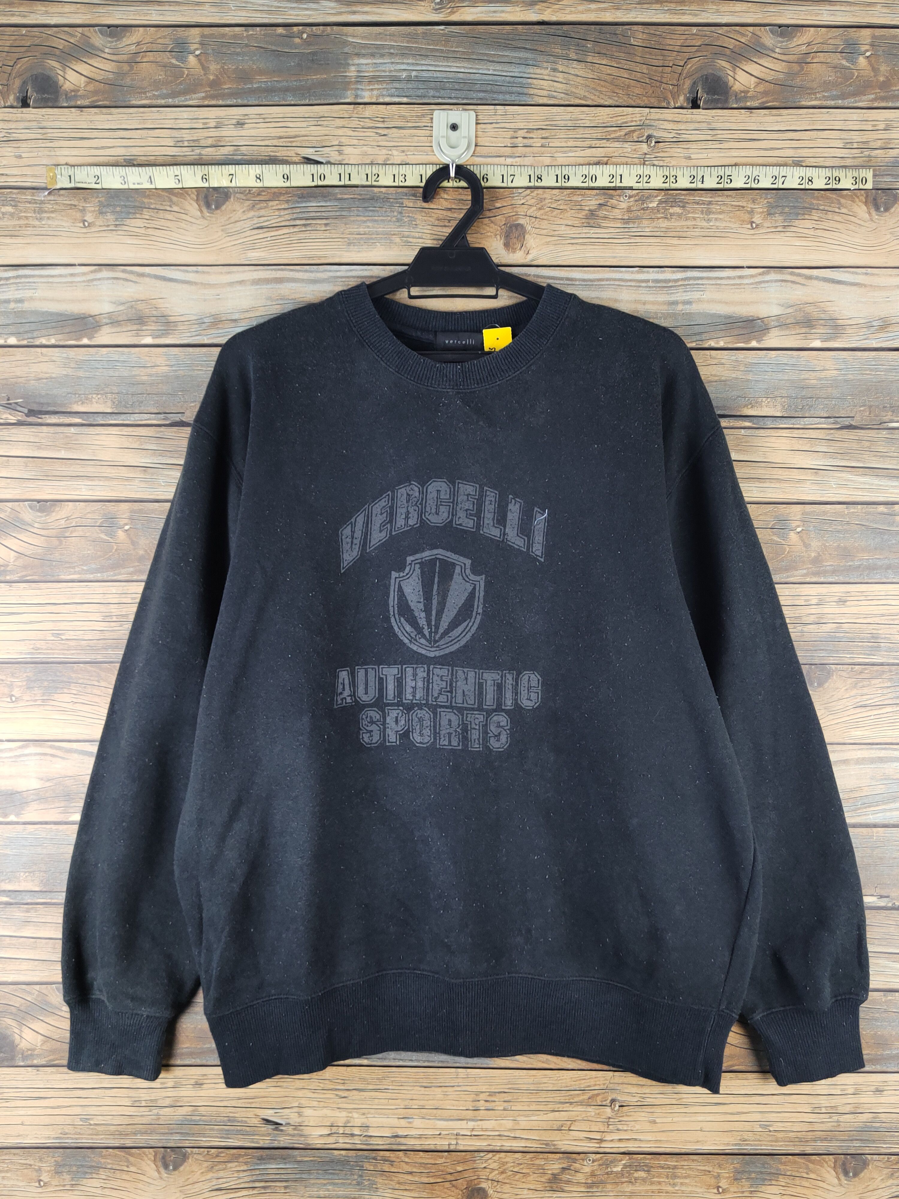 Japanese Brand DL Vercelli Black Sweatshirts #2473 Size US L / EU 52-54 / 3 - 1 Thumbnail