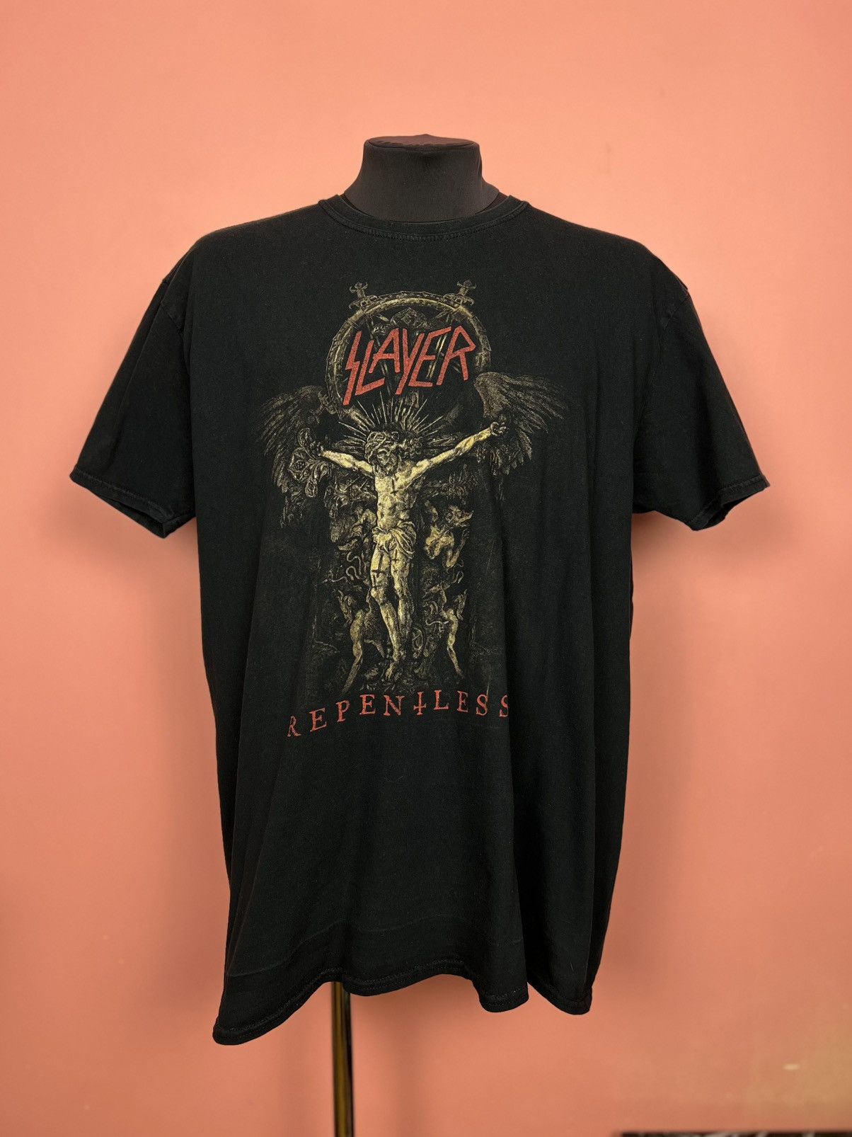 Vintage Slayer shirt rock repentless tee casual music Size US XXL / EU 58 / 5 - 1 Thumbnail